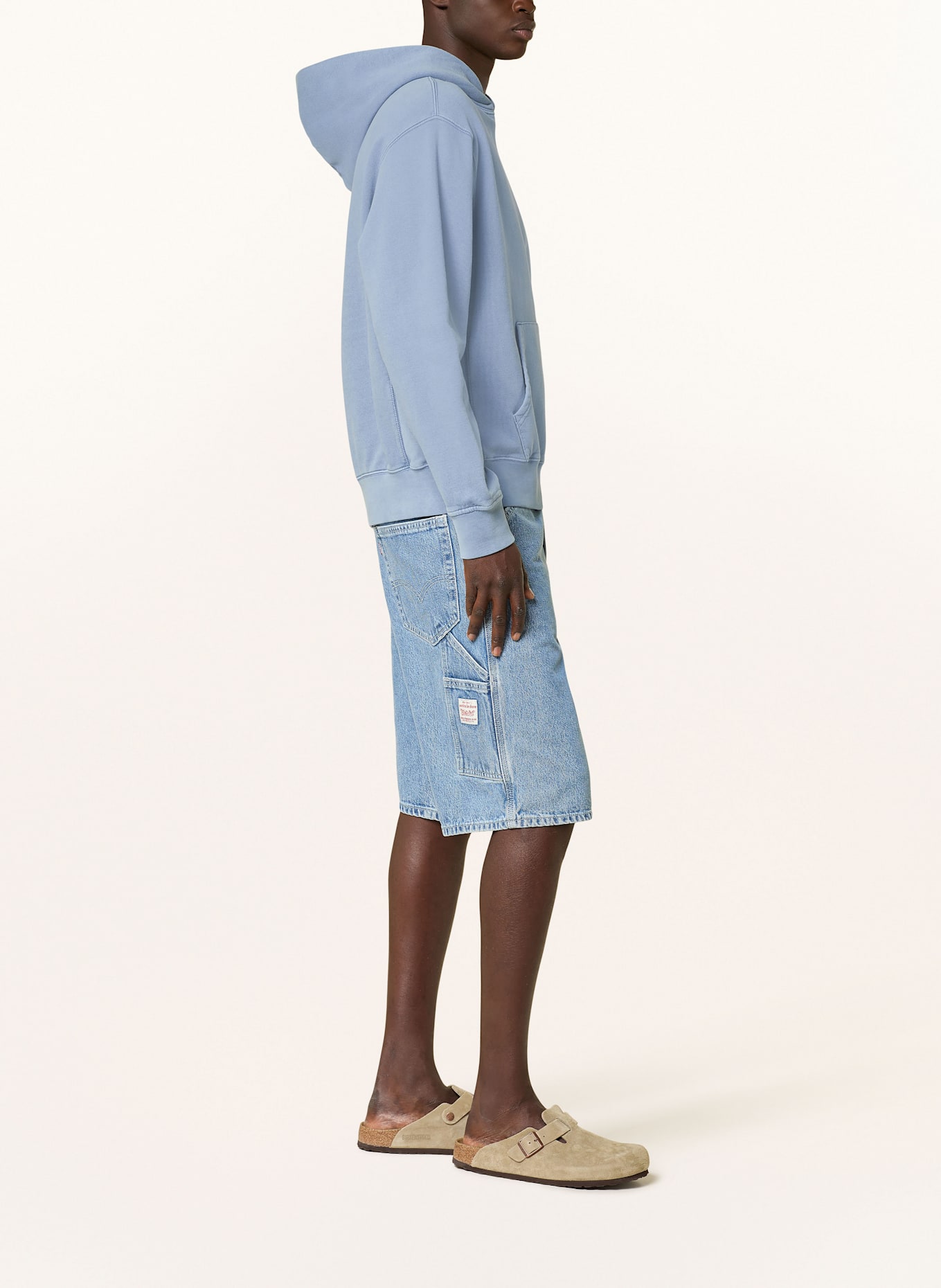 Levi's® Hoodie: BLUE GRAY