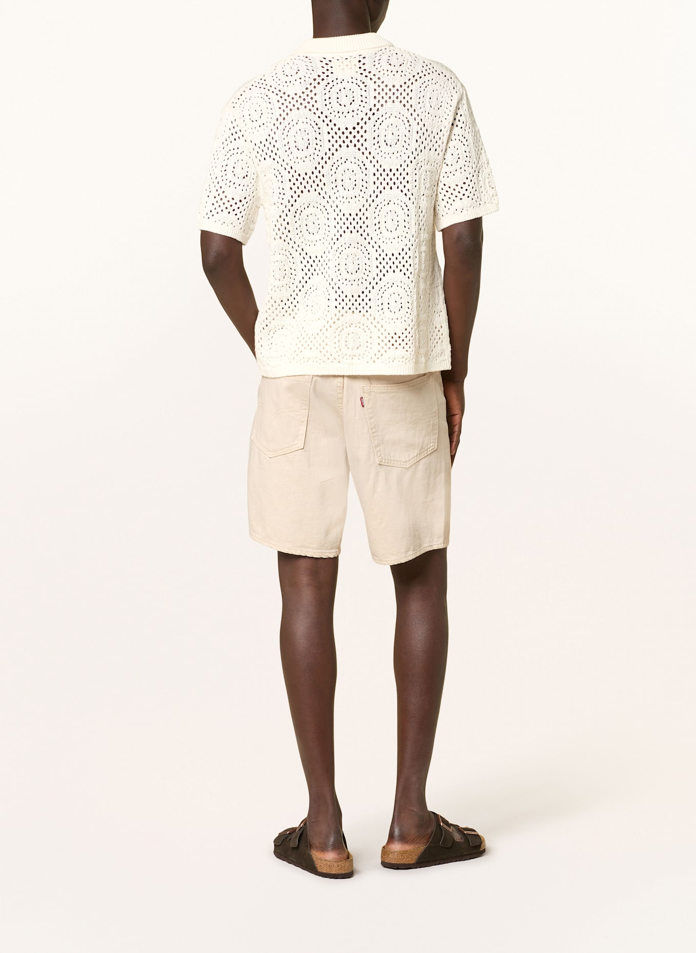 Levi's® Strickhemd Standard Fit: WEISS