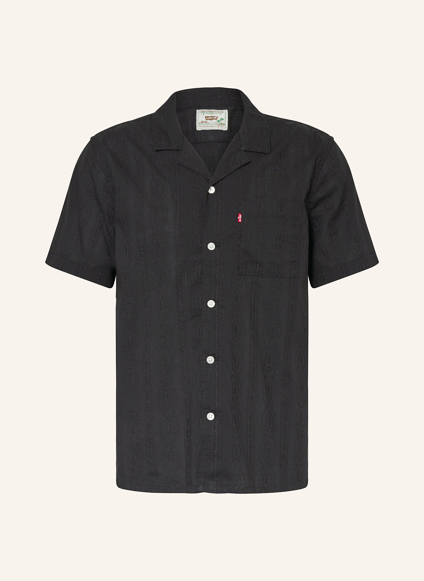 Levi's® Resorthemd SUNSET CAMP Relaxed Fit: SCHWARZ