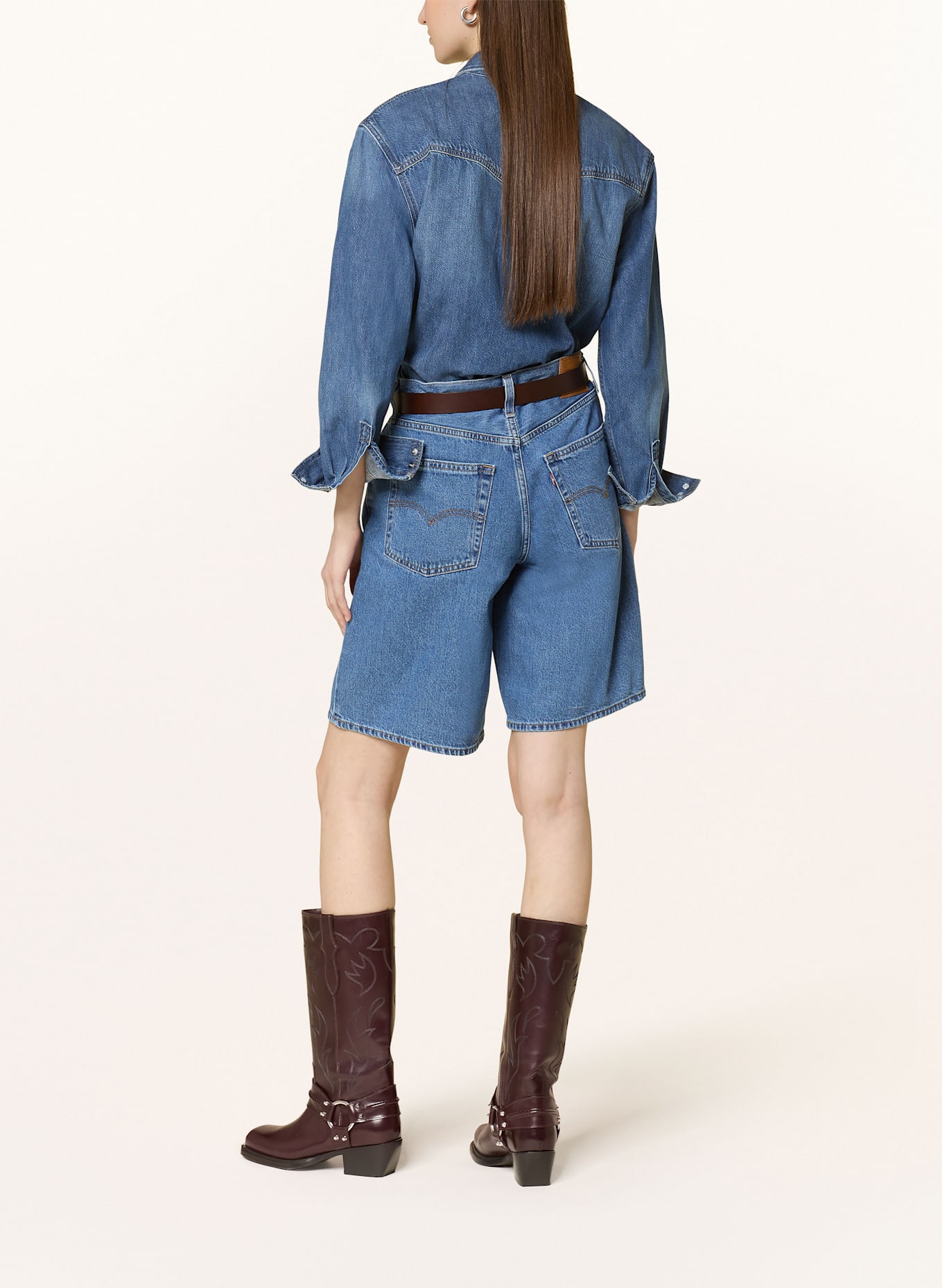 Levi's® Denim blouse TEODORA: DARK BLUE
