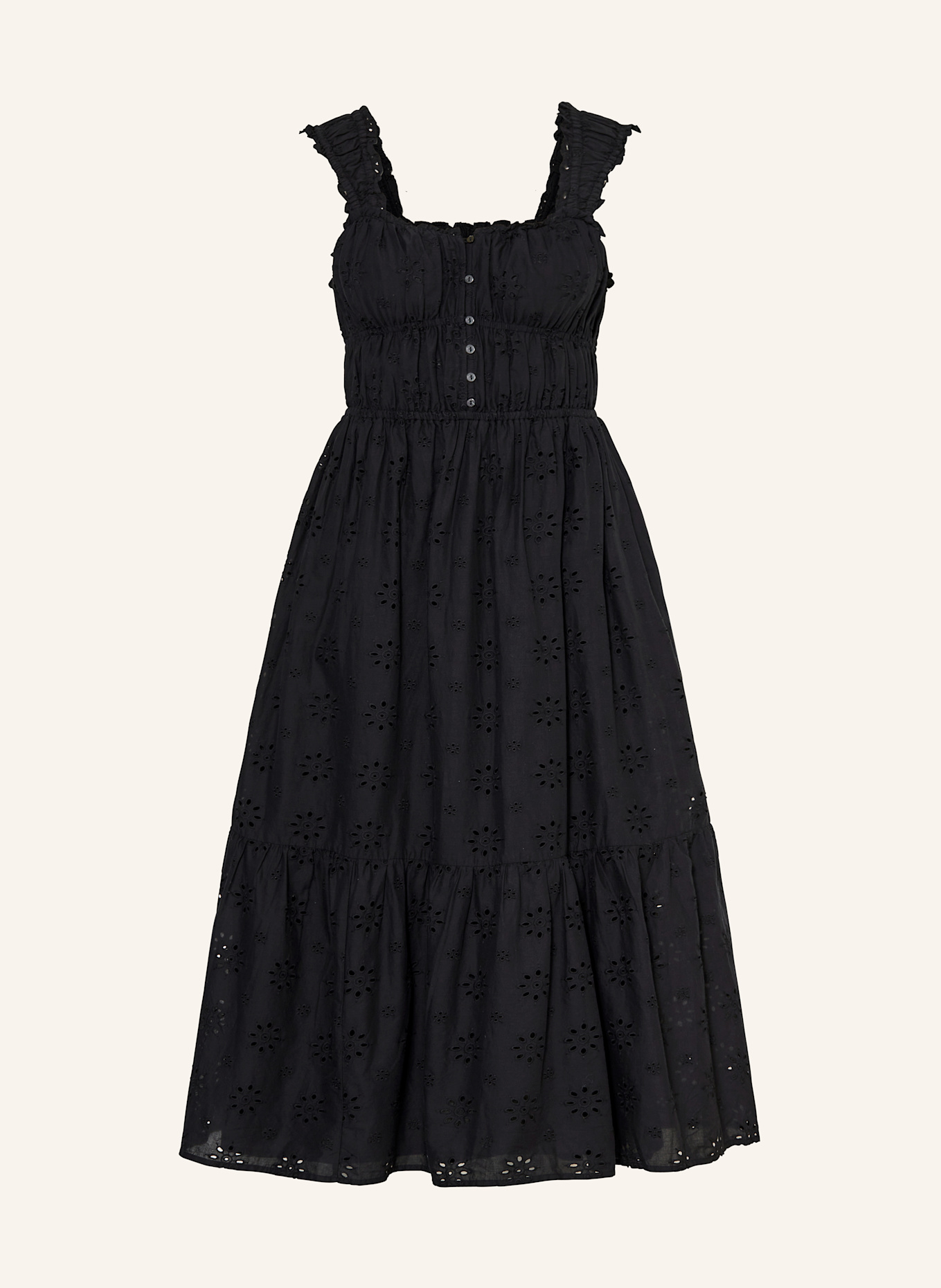 Levi's® Kleid AMAYA aus Lochspitze: SCHWARZ