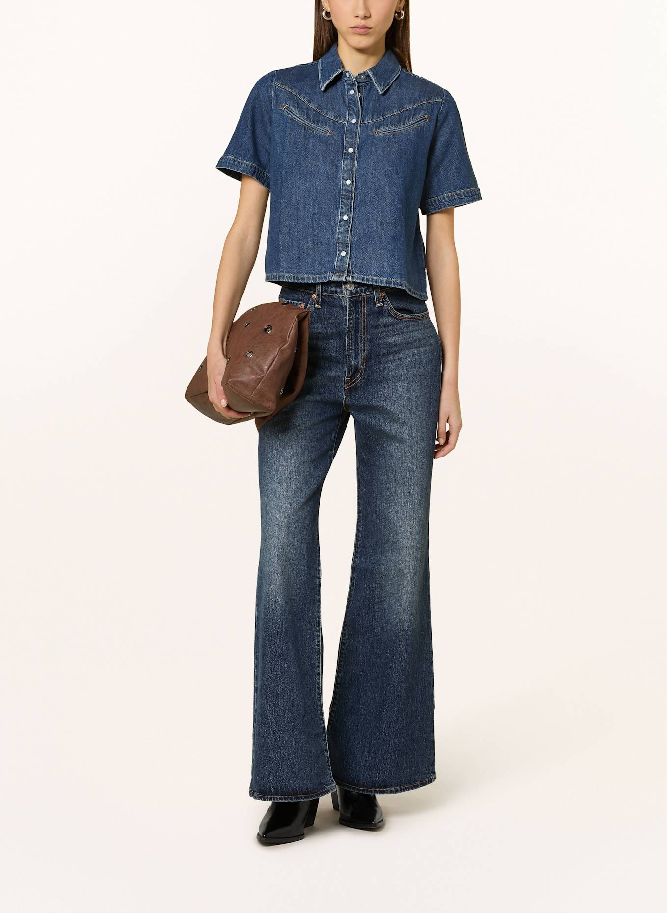 Levi's® RINOA denim overshirt: DARK BLUE