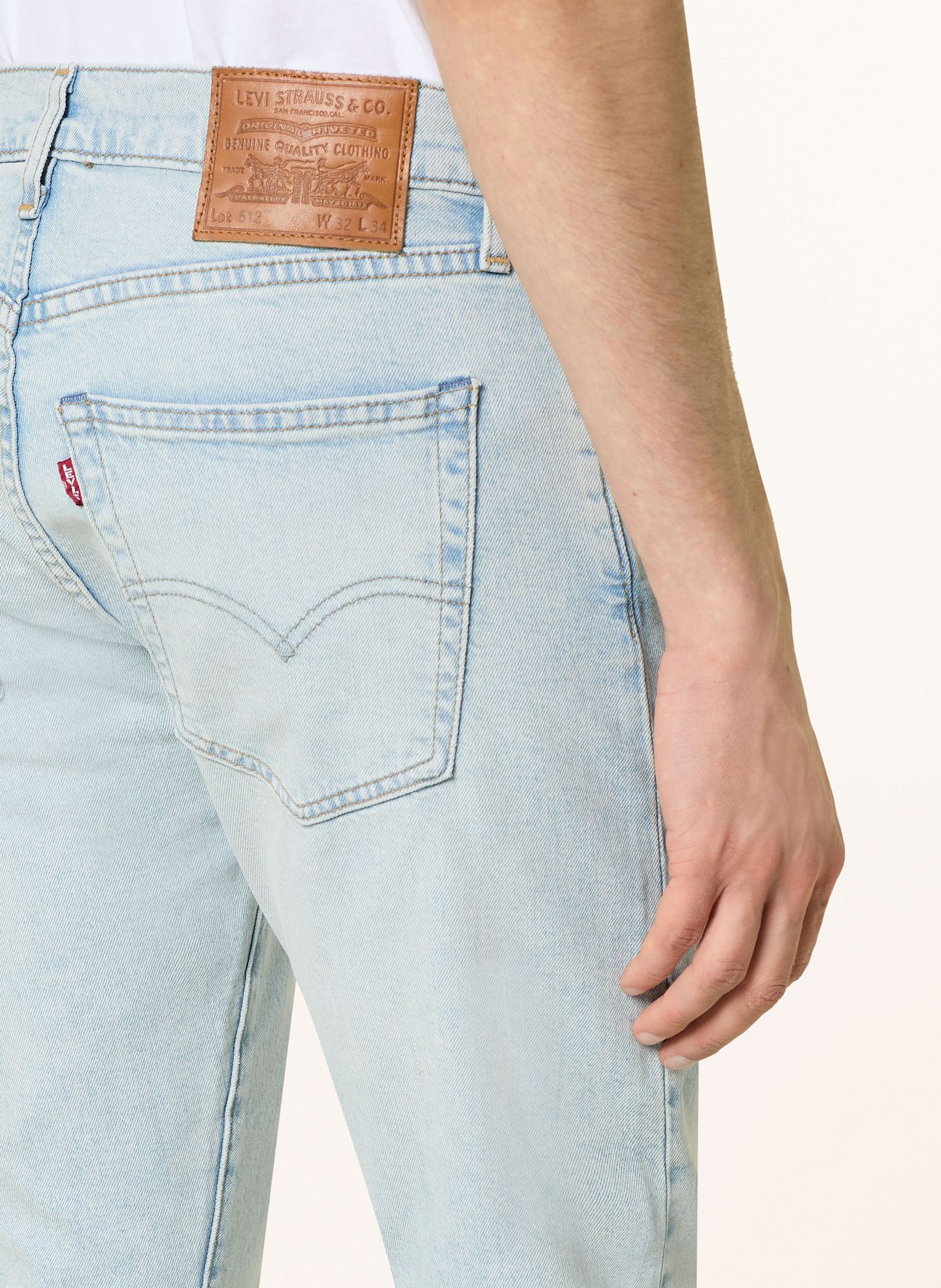 Levi's® Jeans 512 Slim Tapered Fit: 23 Light Indigo - Worn In