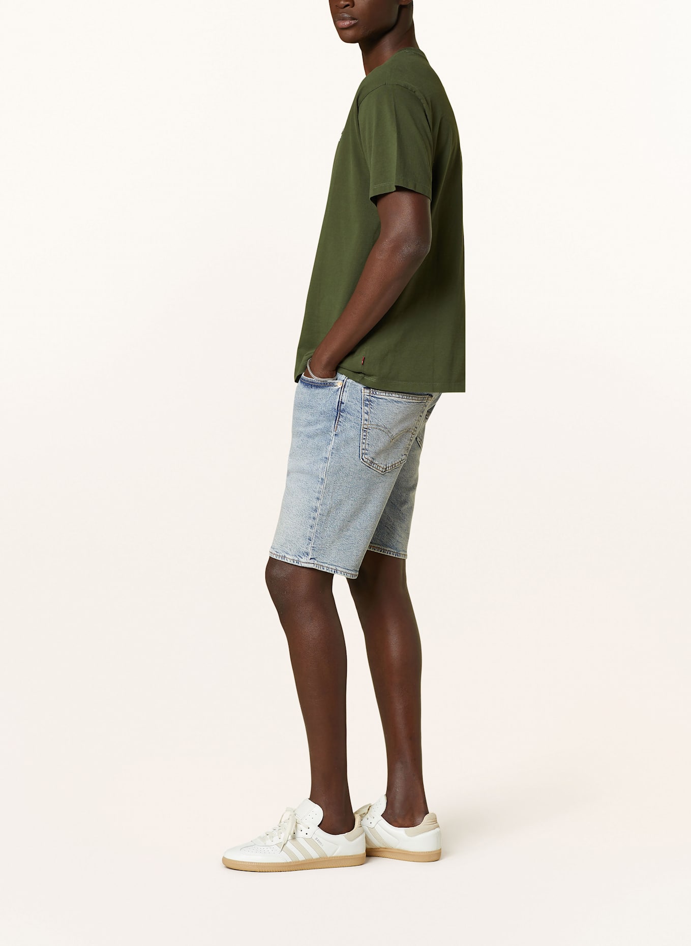 Levi's® Jeansshorts 405 STANDARD: 77 Light Indigo - Worn In