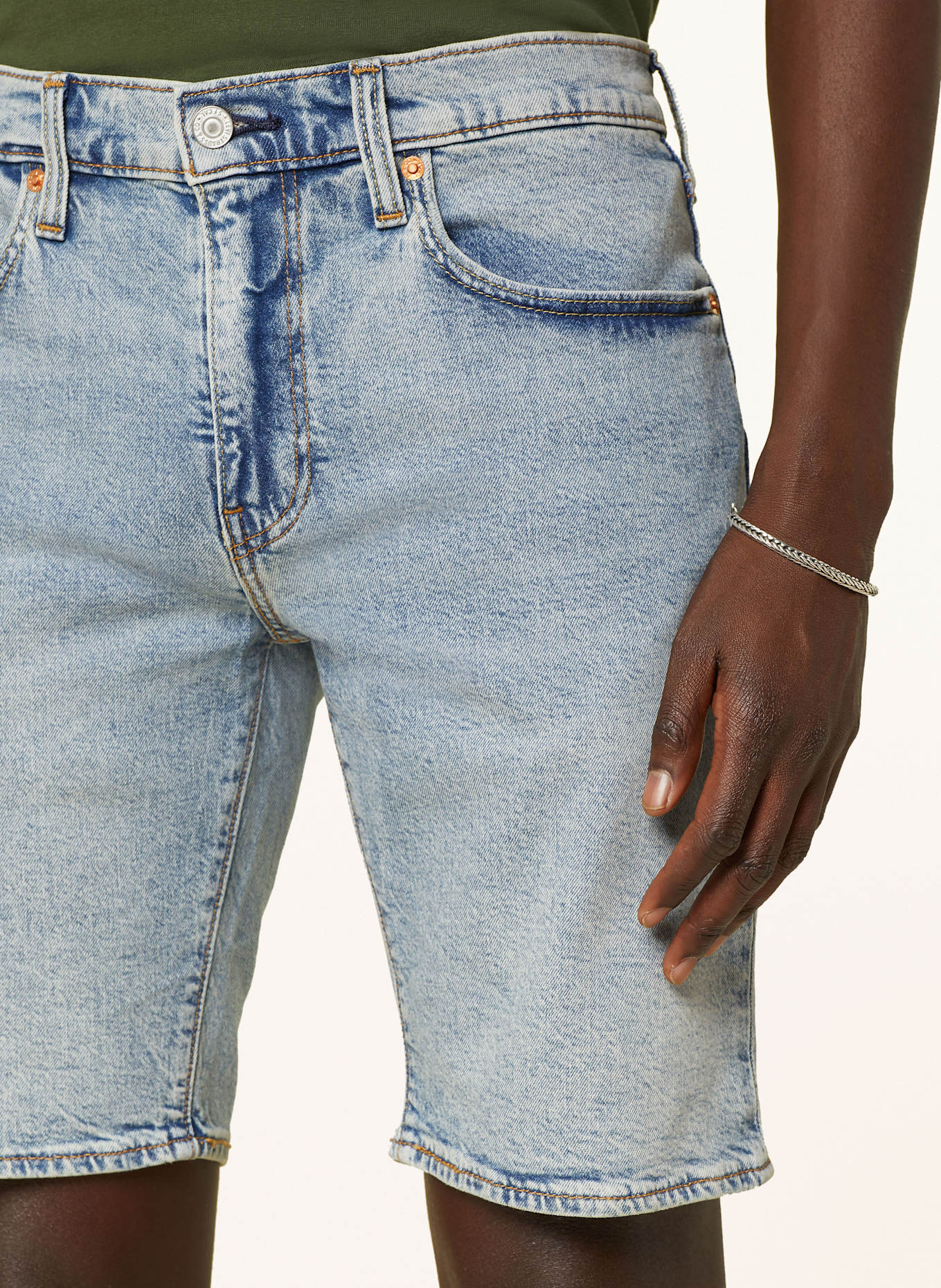 Levi's® Jeansshorts 405 STANDARD: 77 Light Indigo - Worn In