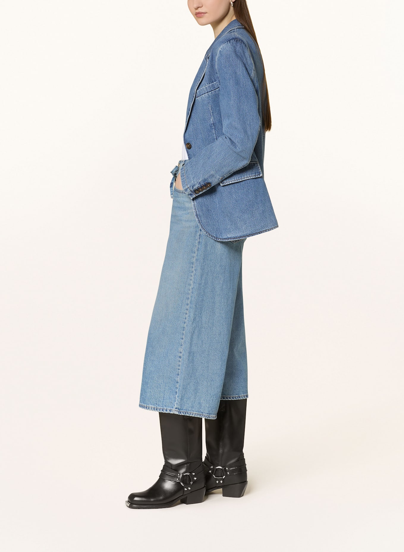 Levi's® Kuloty jeansowe XL CULOTTE: 01 Med Indigo - Worn In