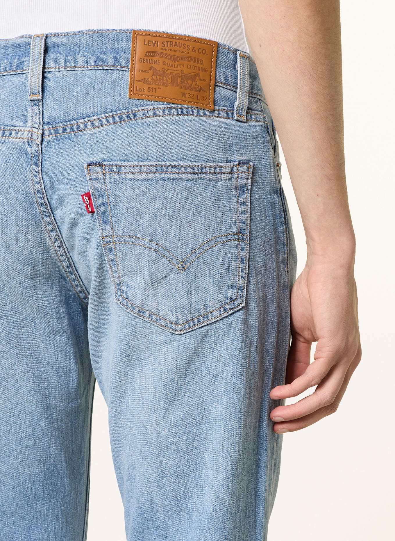 Levi's® Jeans 511™ Slim Fit: 37 Light Indigo - Worn In