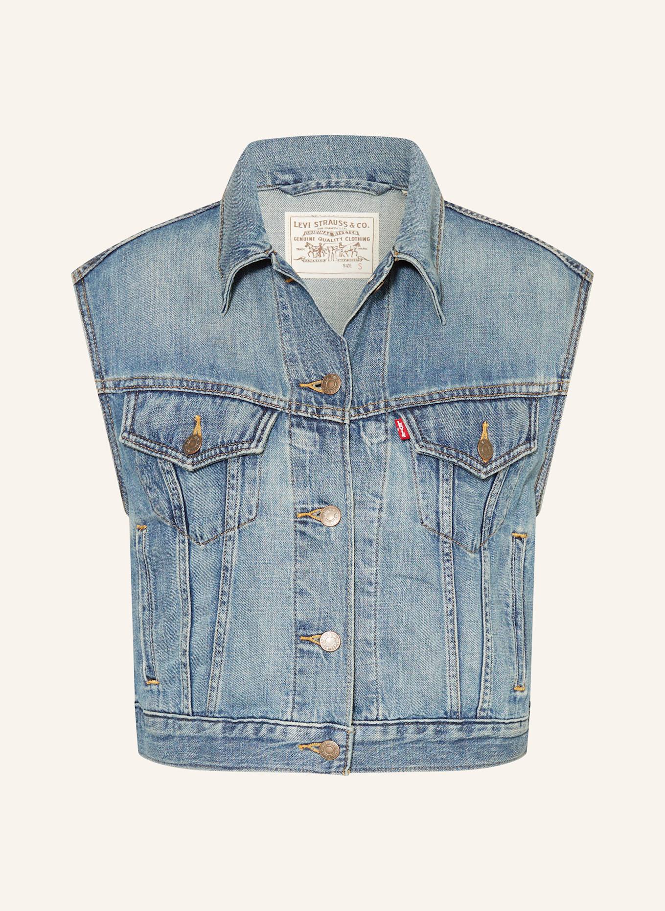 Levi's® SHRUNKEN 90S denim vest: BLUE