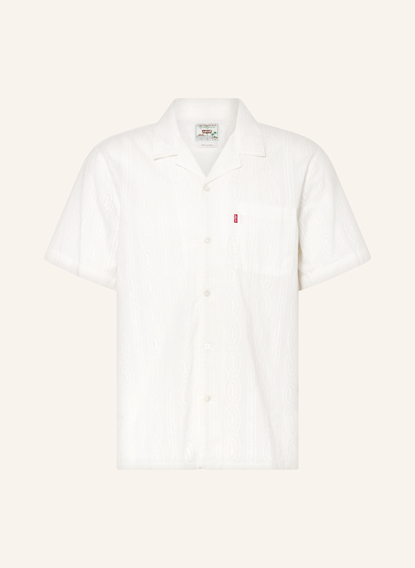 Levi's® Resorthemd SUNSET CAMP Relaxed Fit: WEISS