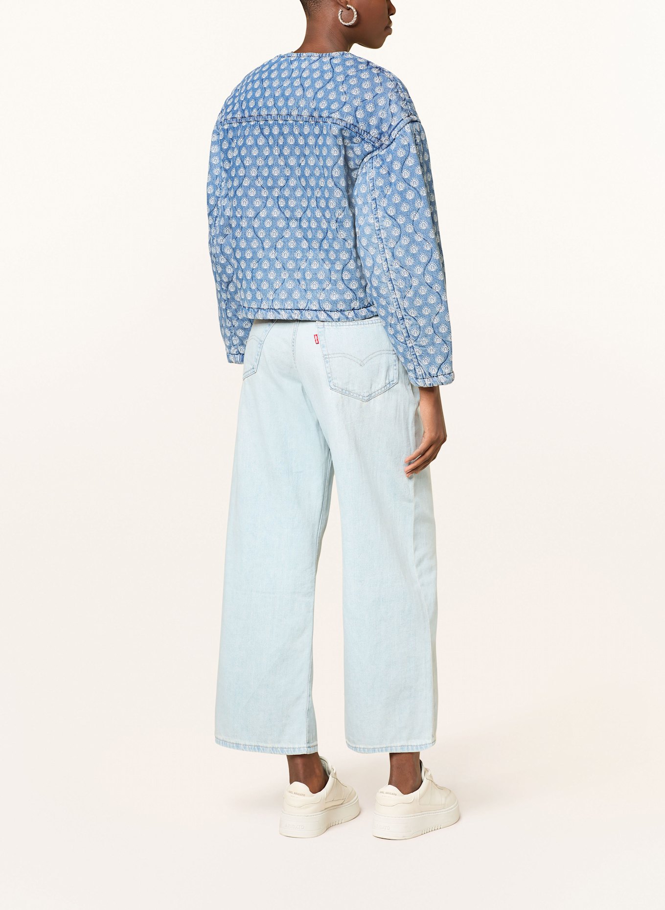 Levi's® Steppjacke: BLAU/ WEISS