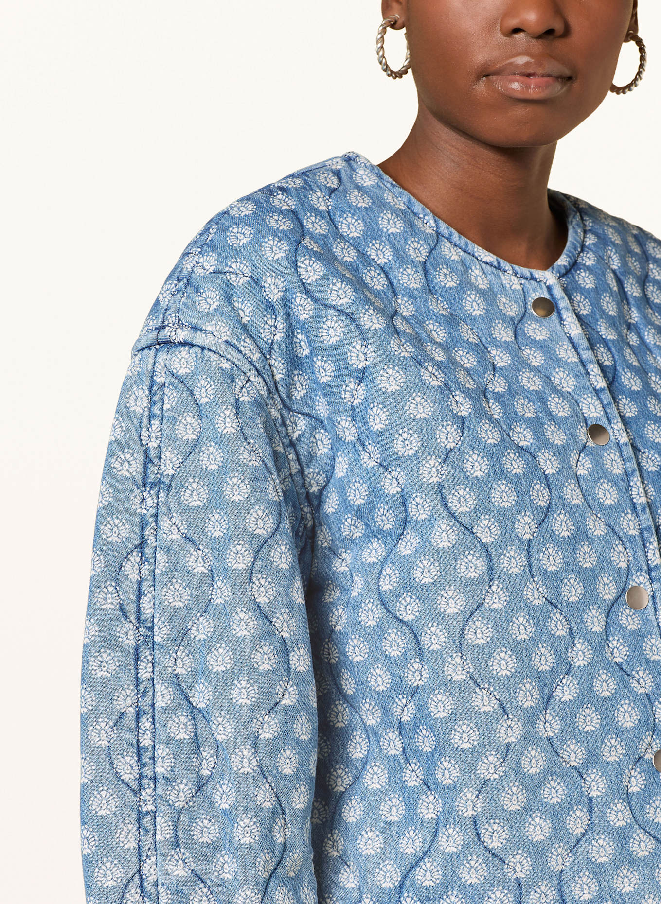 Levi's® Steppjacke: BLAU/ WEISS