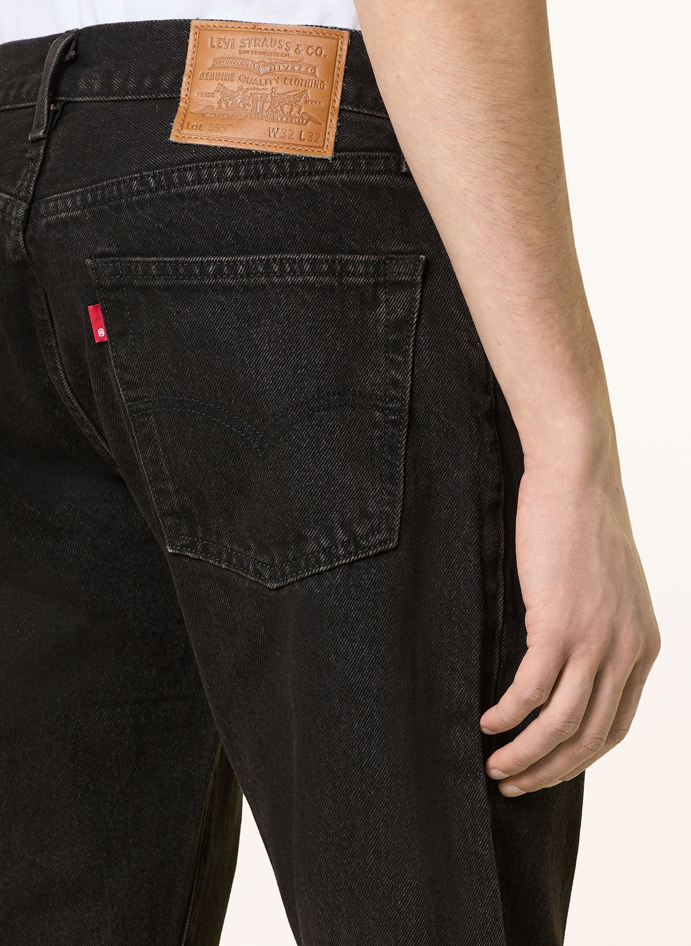 Levi's® Jeans 555 Tapered Fit: 02 Svarta