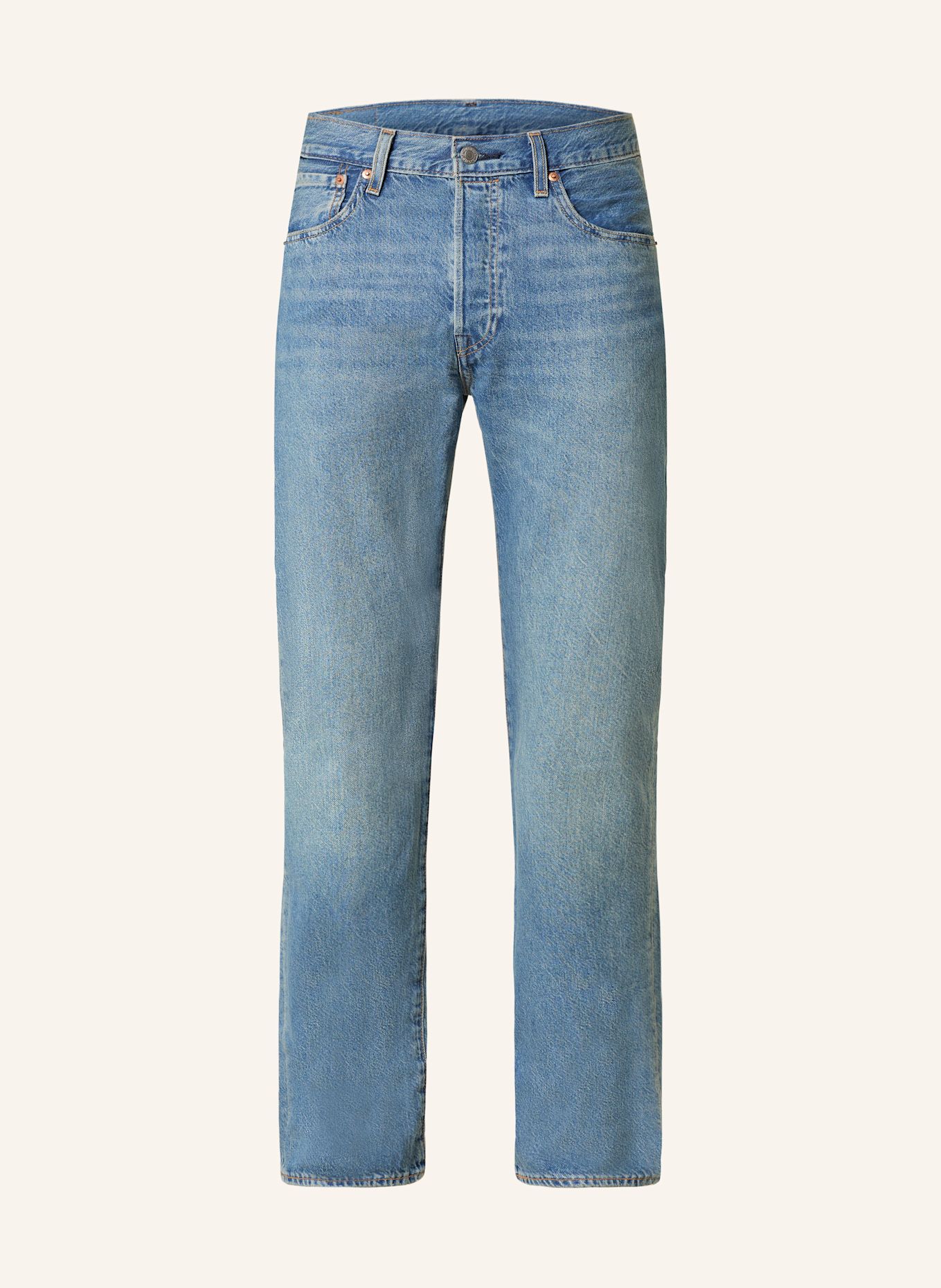 Levi's® Jeans 501® ORIGINAL regular fit: 45 Med Indigo - Worn In