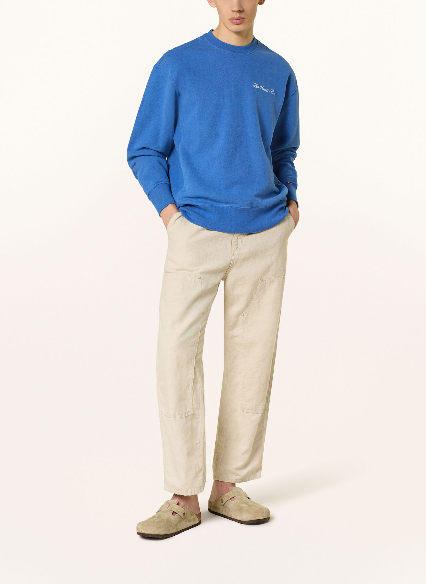 Levi's® Sweatshirt: BLAU