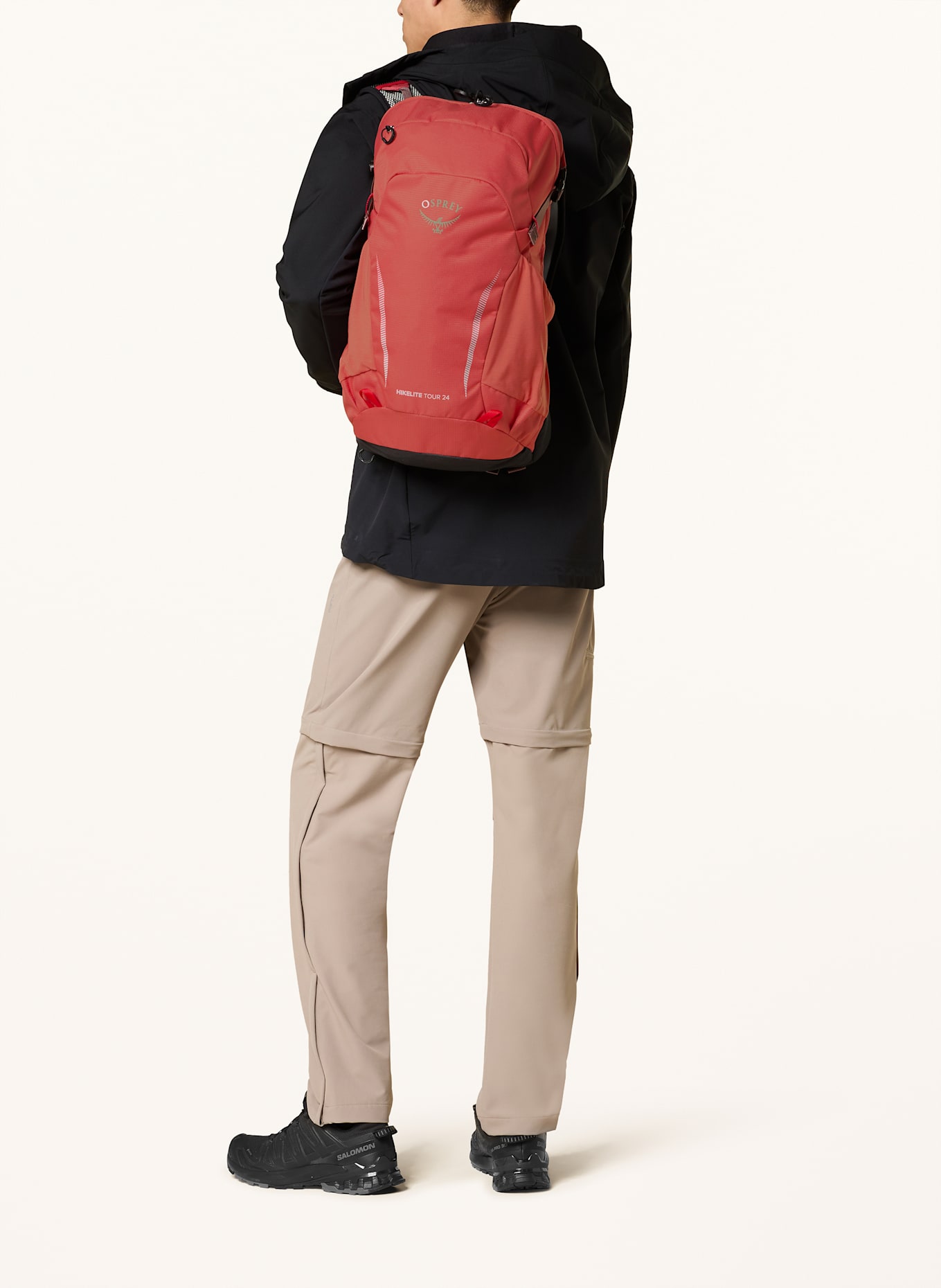 OSPREY Plecak HIKELITE TOUR 24: JASNOCZERWONY / CZIEMNOSZARY