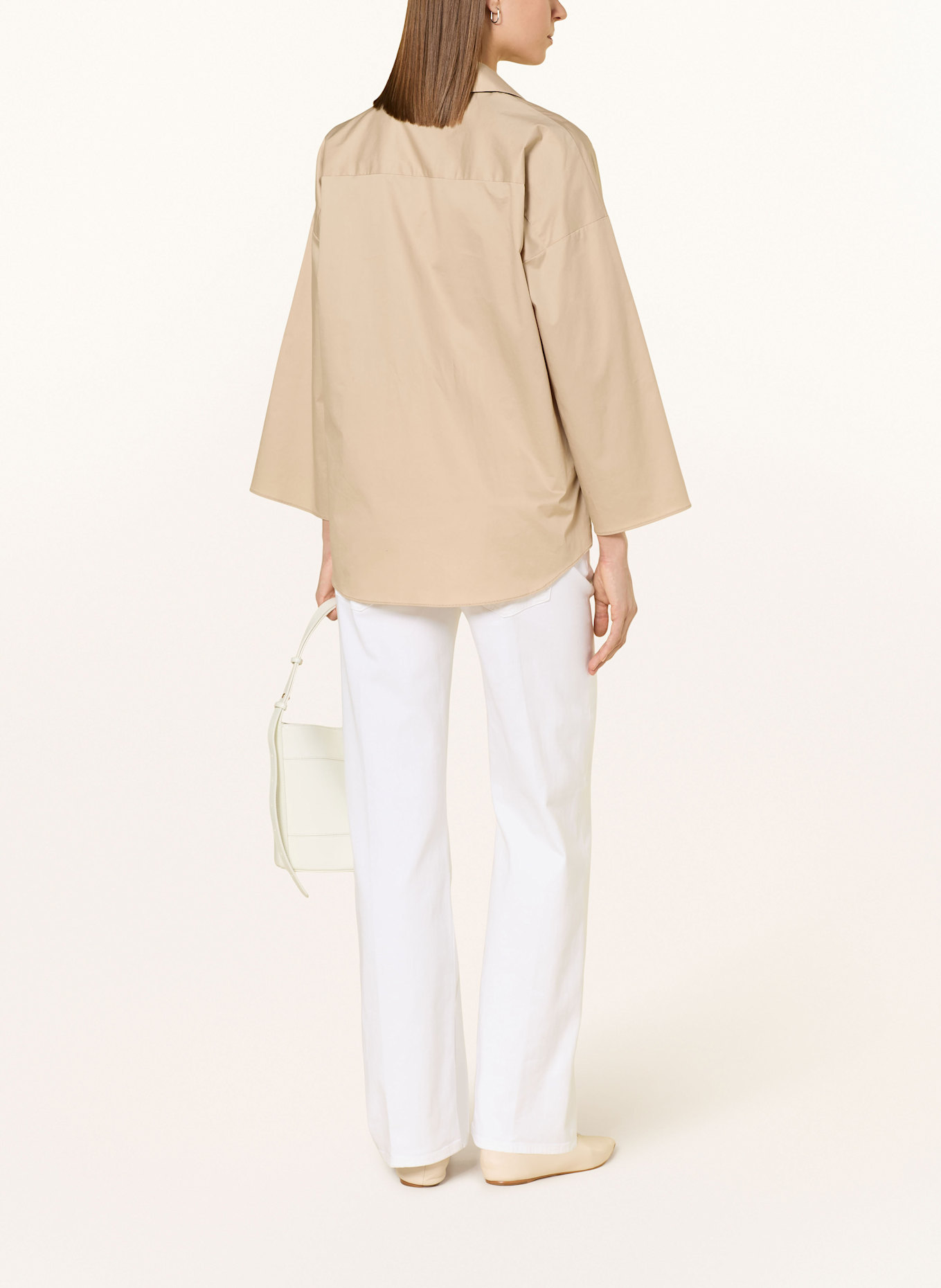 van Laack Blusenshirt VL-ADZELA-SV: HELLBRAUN