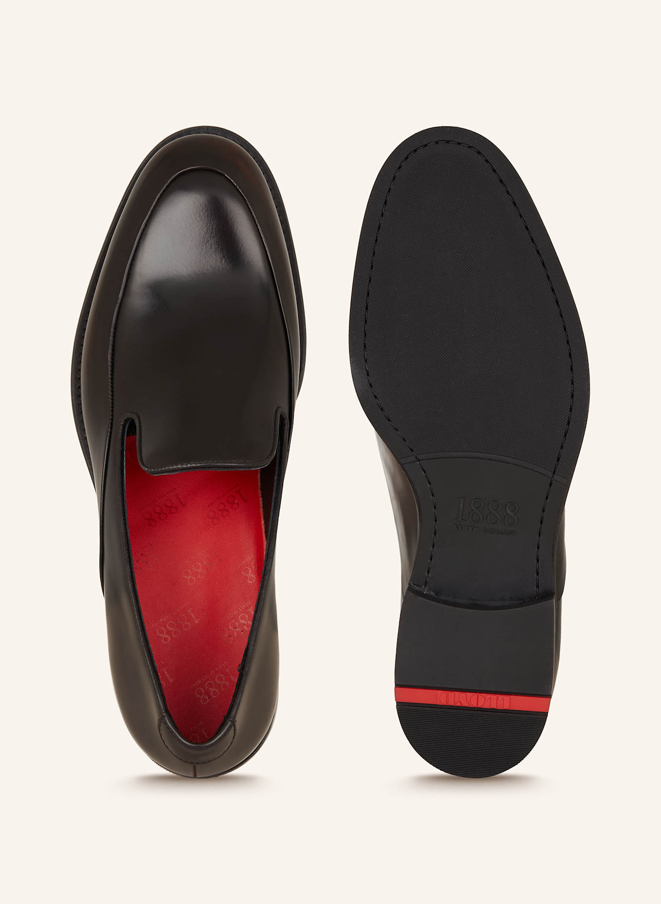 LLOYD Lack-Slipper WINTON: SCHWARZ