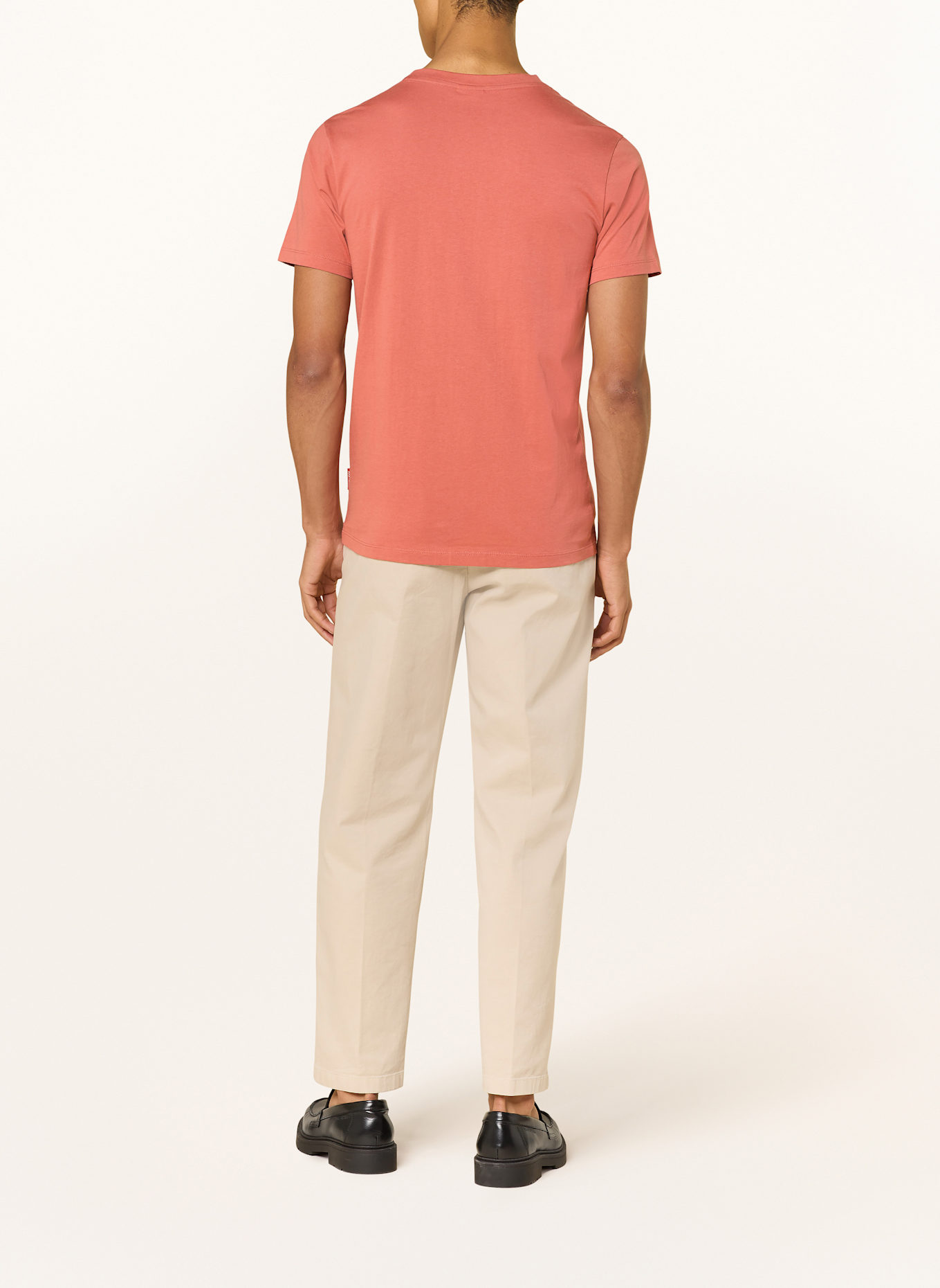 JOOP! JEANS Tričko ALPHIS: SVĚTLE ČERVENÁ