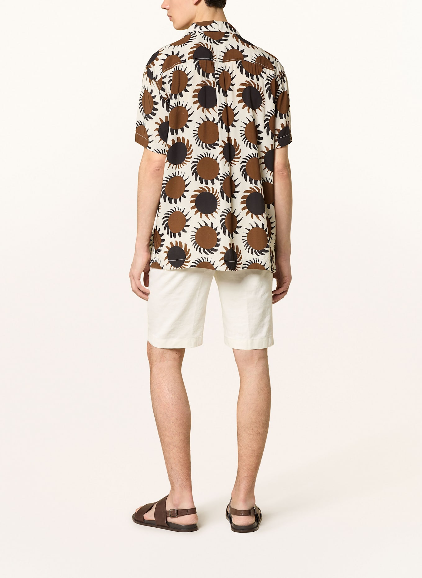 JOOP! JEANS Resorthemd HANES Comfort Fit: WEISS / SCHWARZ / BRAUN