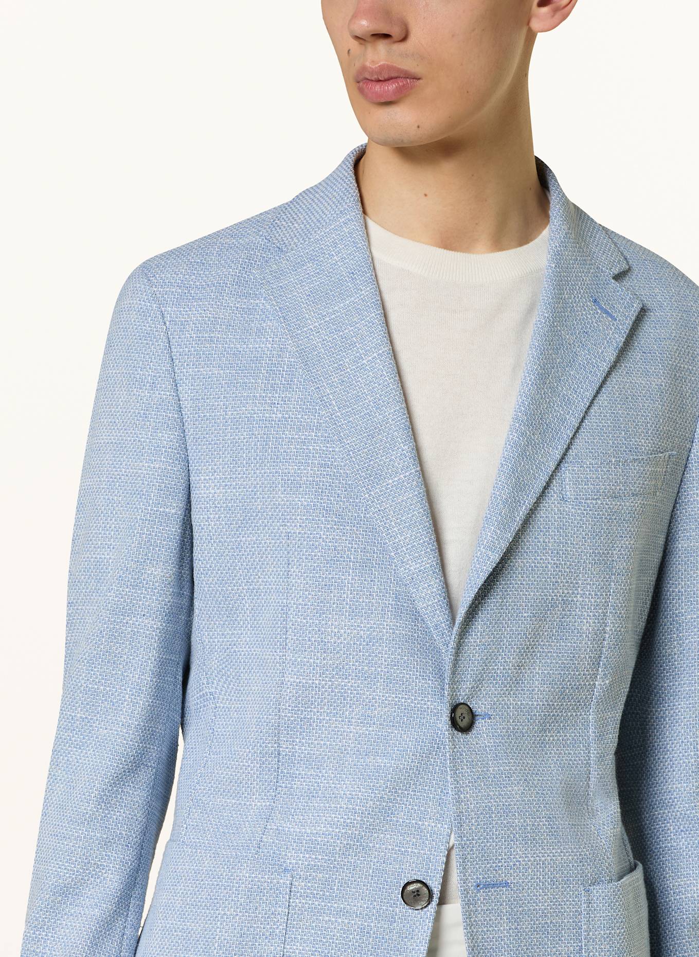 windsor. Sakko GIRO Shaped Fit: HELLBLAU