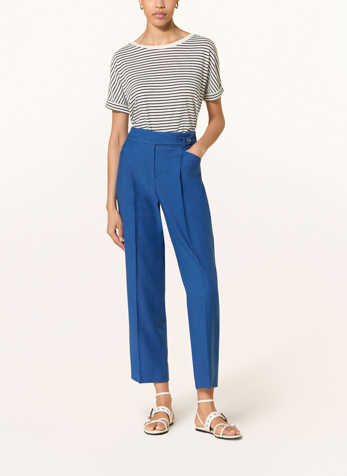 windsor. Tričko: BÍLÁ / TMAVĚ MODRÁ