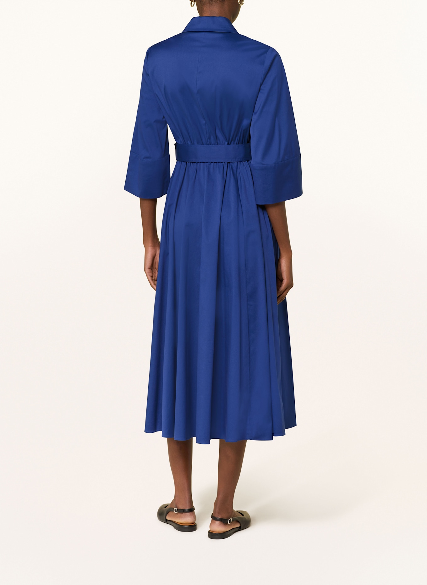 windsor. Hemblusenkleid mit 3/4-Arm: BLAU