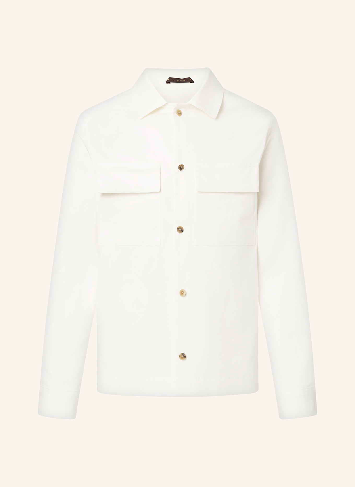 windsor. LAVORO overshirt: WHITE