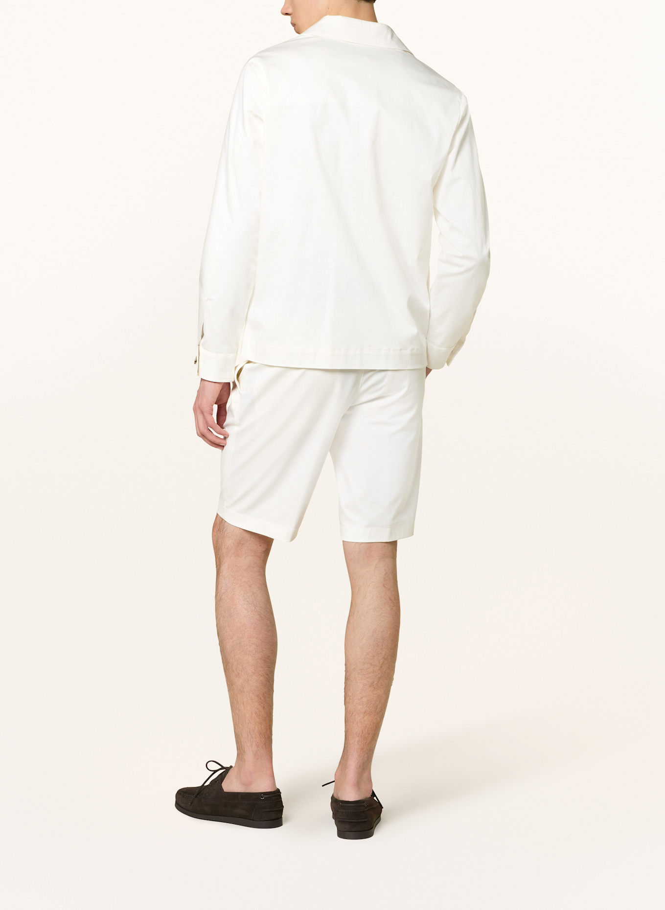 windsor. LAVORO overshirt: WHITE