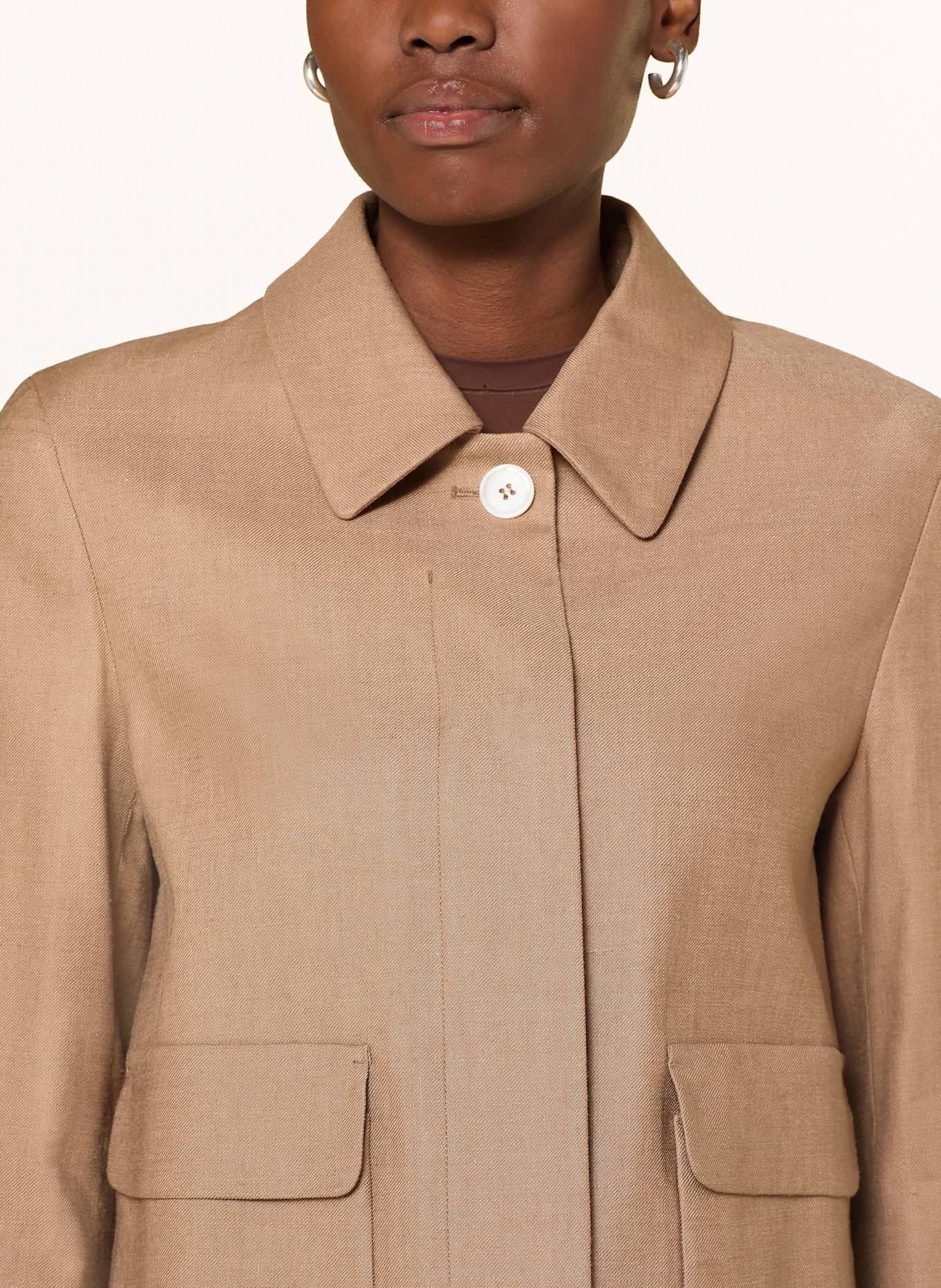 windsor. Blazer met linnen: VIEUX ROSE
