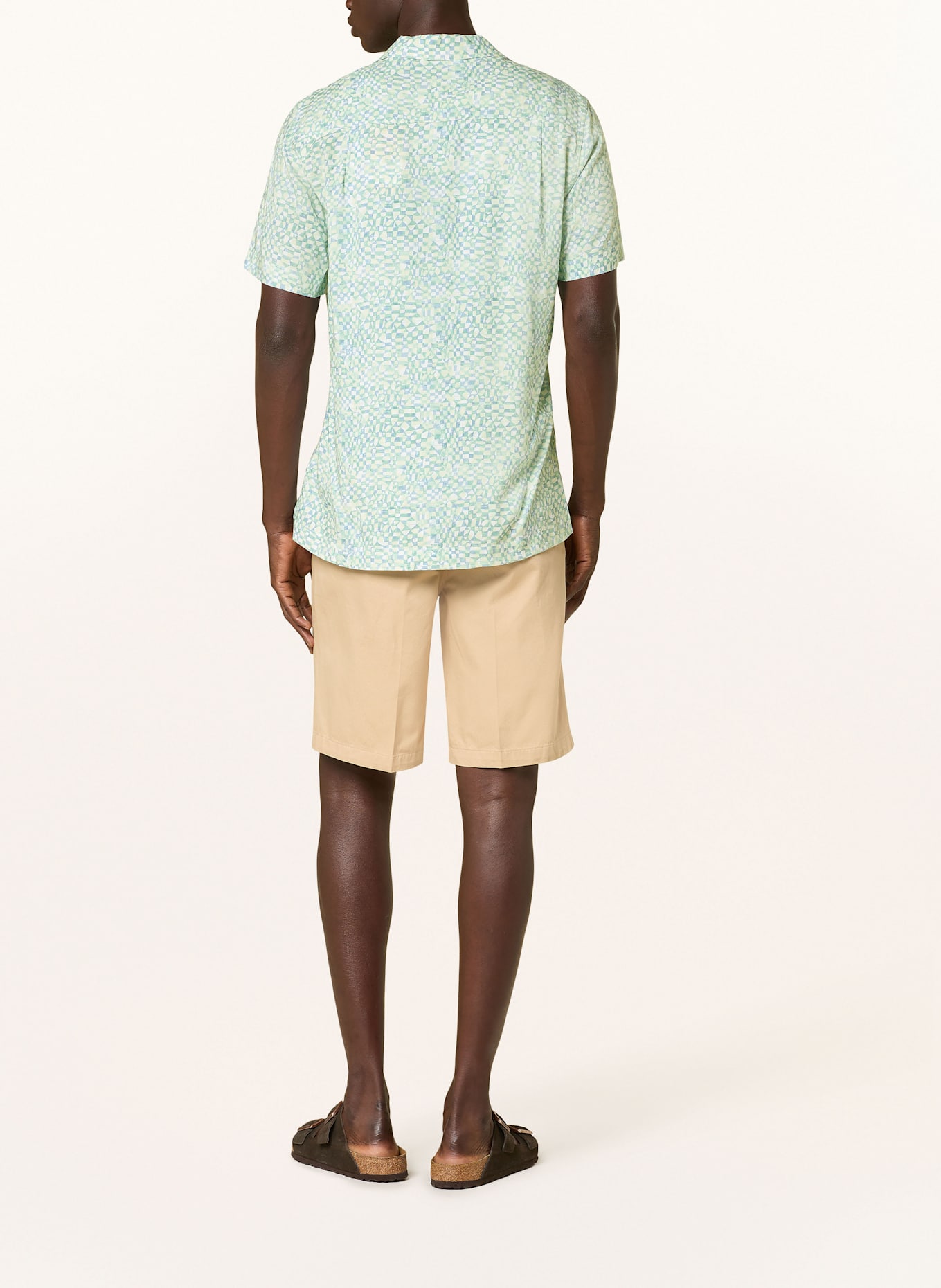 SCOTCH & SODA Resorthemd Regular Fit: BLAU / HELLGRÜN