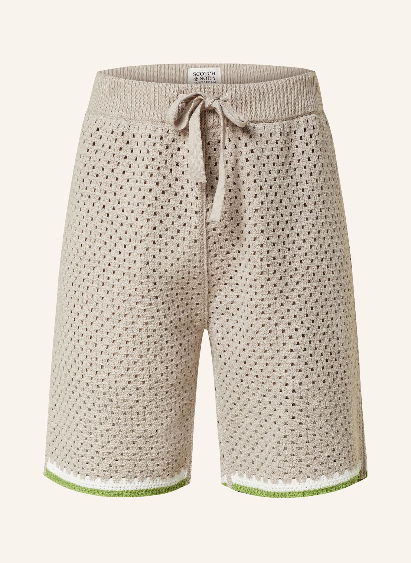 SCOTCH & SODA Strickshorts: TAUPE
