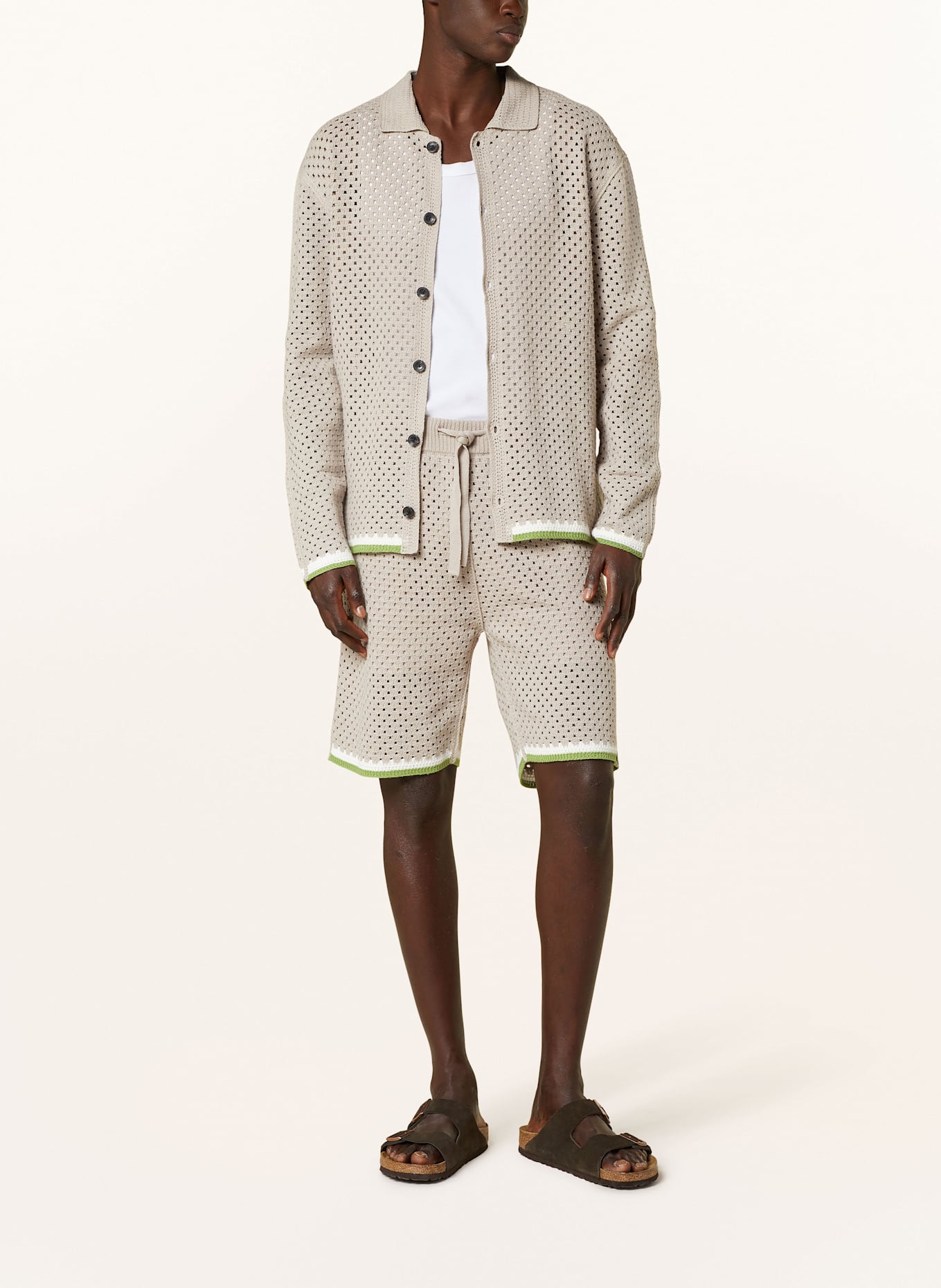 SCOTCH & SODA Strickshorts: TAUPE