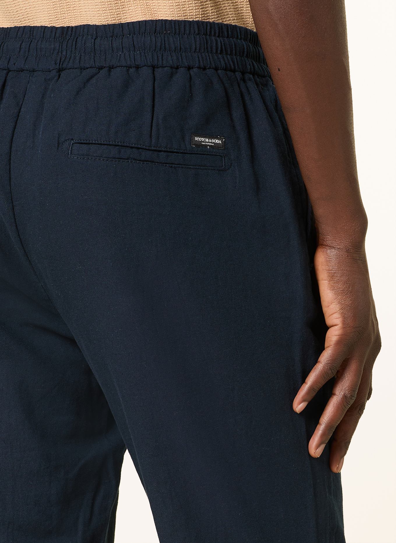 SCOTCH & SODA Chinos WARREN regular straight fit: DARK BLUE