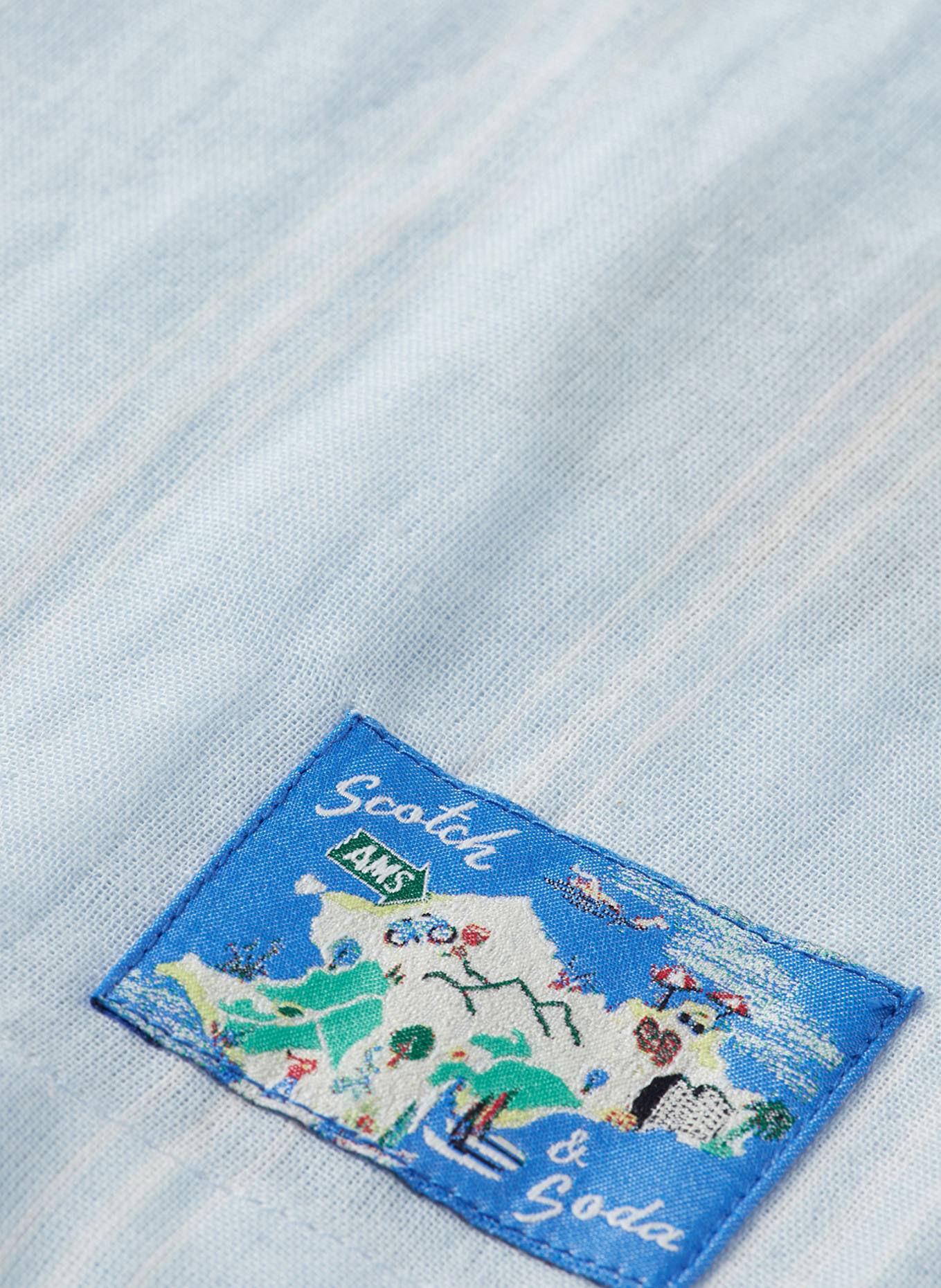 SCOTCH & SODA Resorthemd: HELLBLAU / WEISS