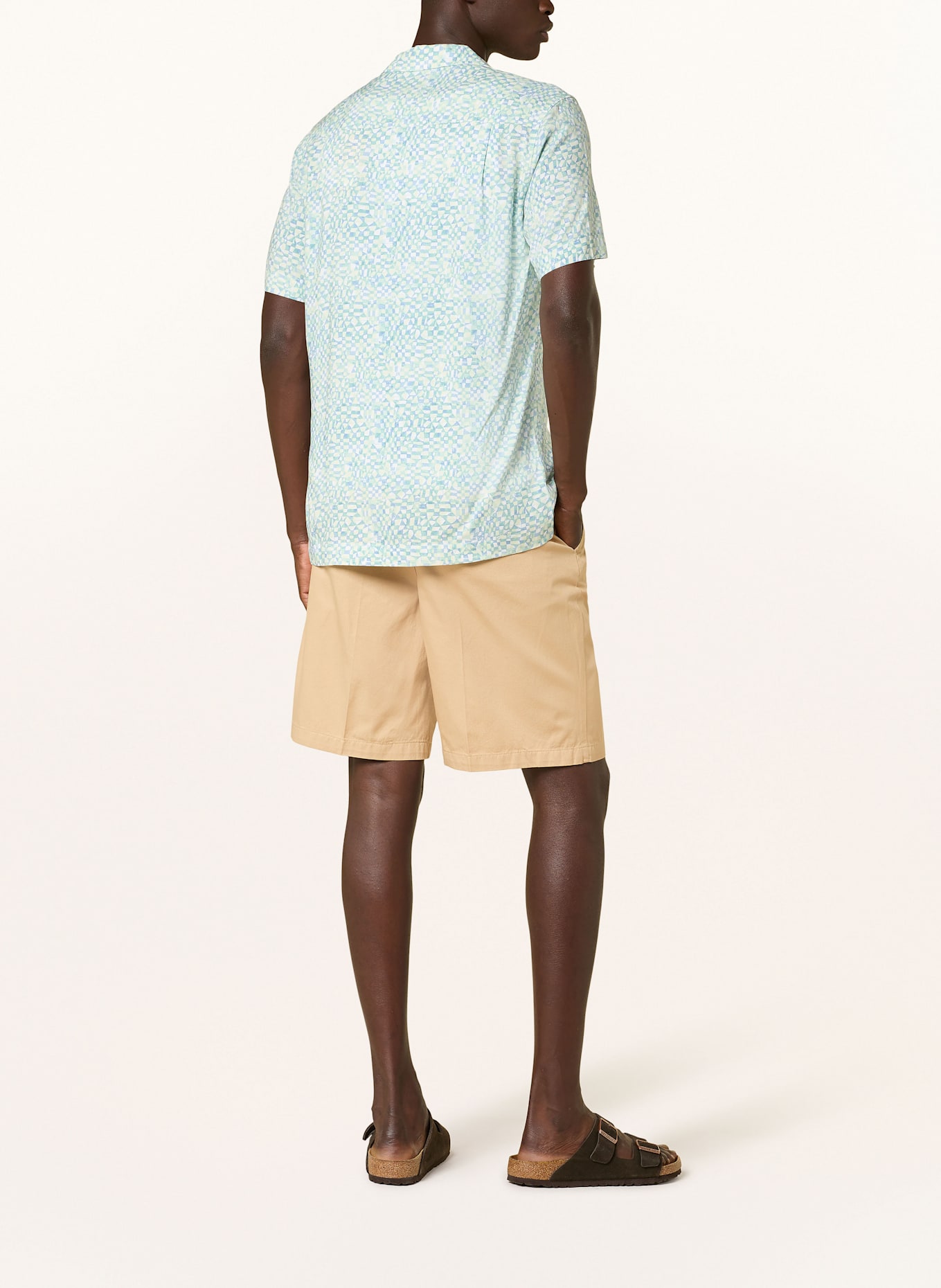 SCOTCH & SODA Short chino coupe large: BEIGE