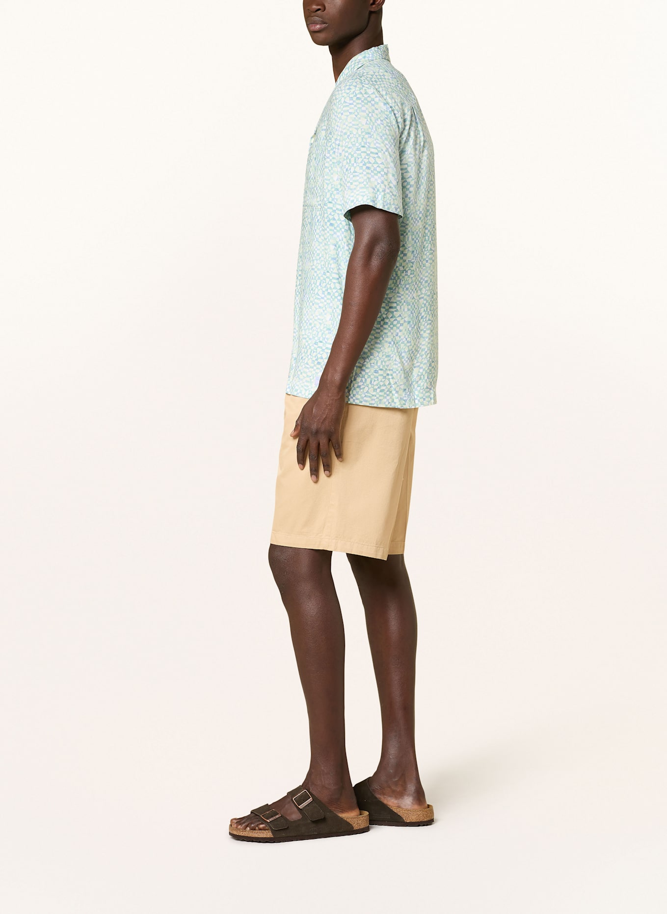 SCOTCH & SODA Short chino coupe large: BEIGE