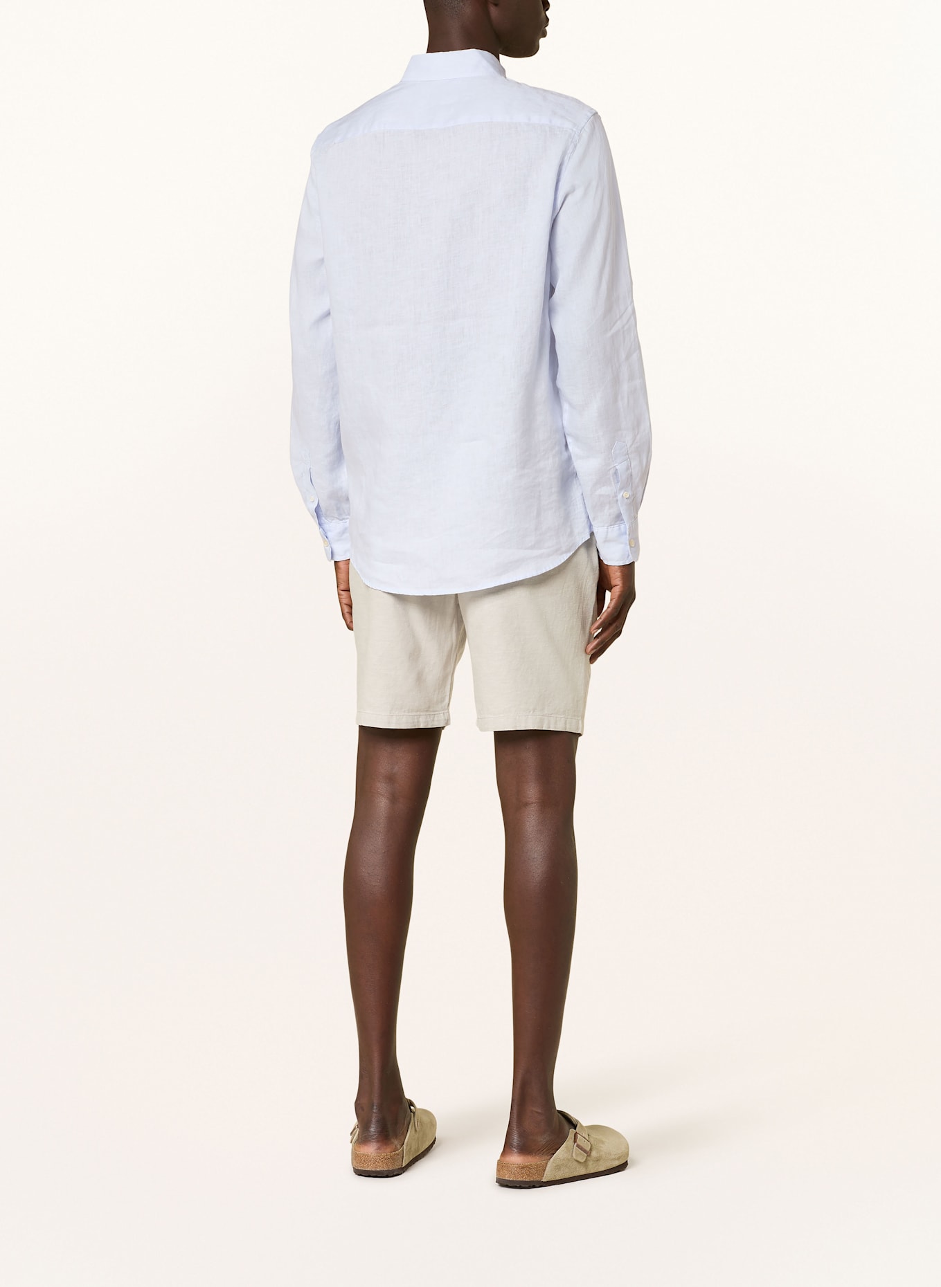 SCOTCH & SODA Leinenhemd CORE Regular Fit: HELLBLAU