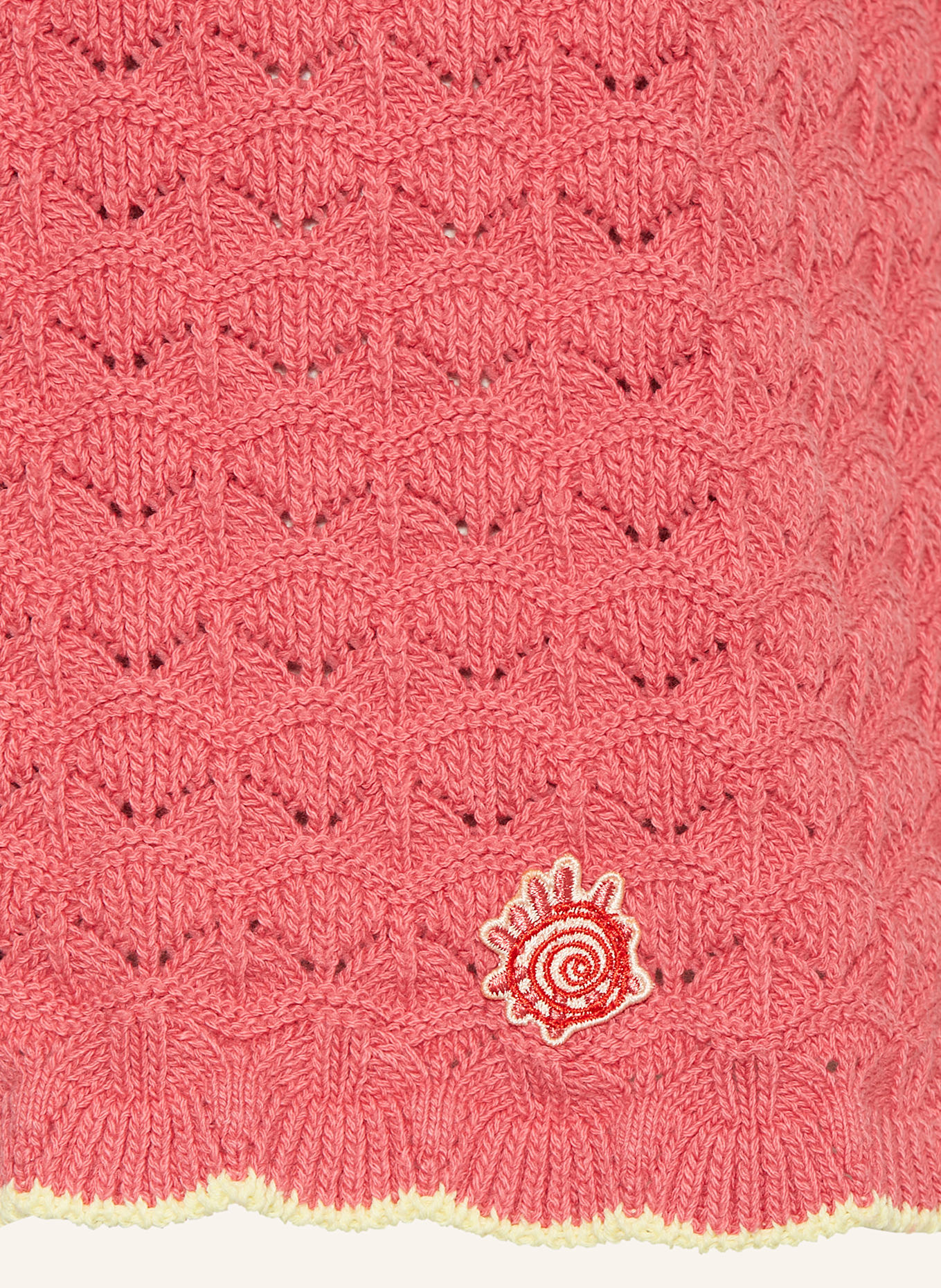 SCOTCH & SODA Strickshorts: HELLROT / NEONGELB