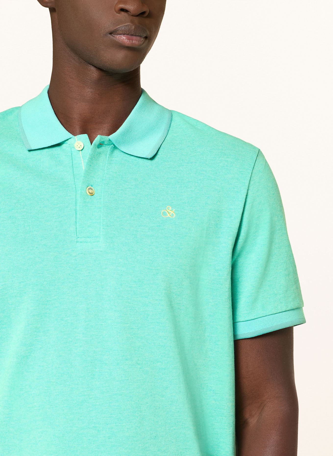 SCOTCH & SODA Piqué-Poloshirt Regular Fit: TÜRKIS
