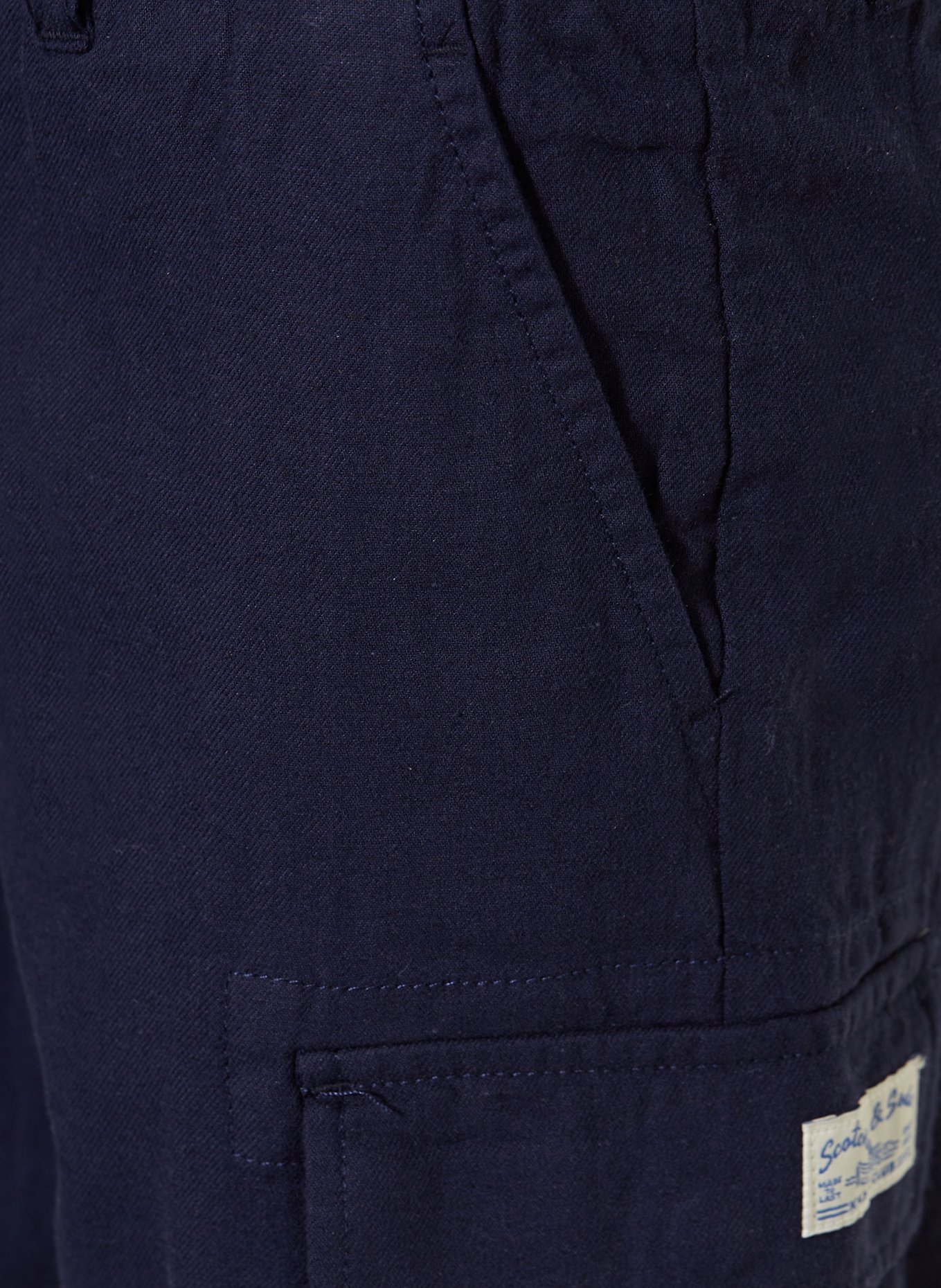 SCOTCH & SODA Cargo šortky: TMAVĚ MODRÁ