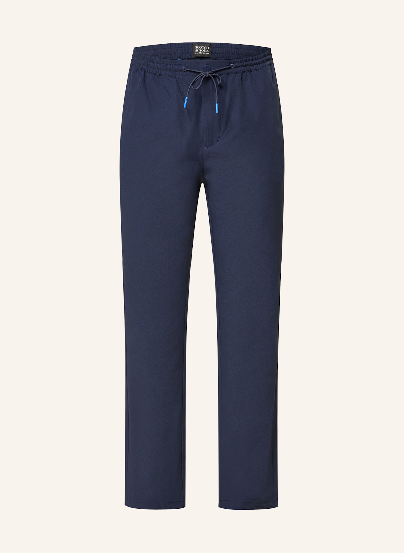 SCOTCH & SODA Chino WARREN im Jogging-Stil Regular Straight Fit: DUNKELBLAU