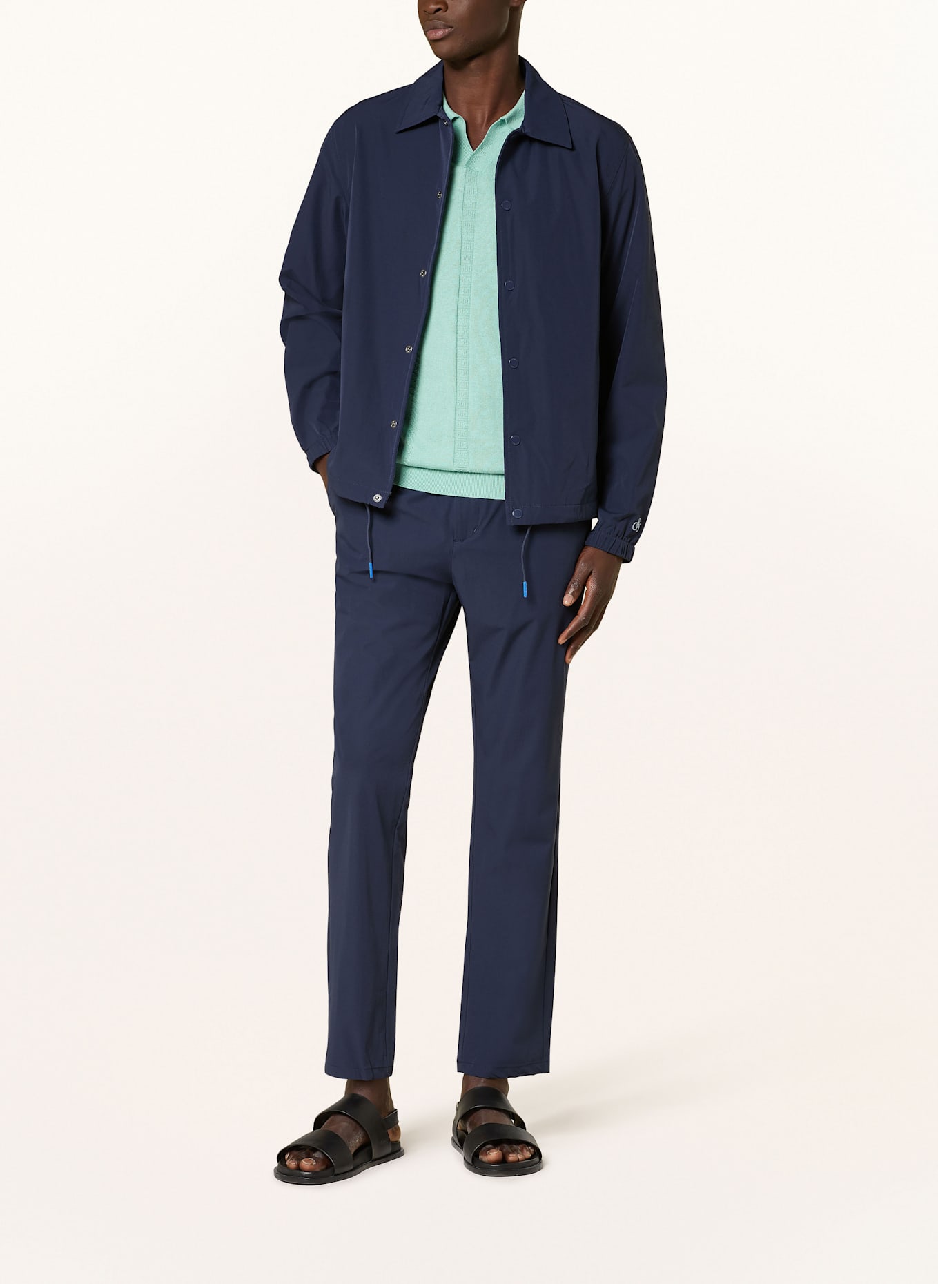 SCOTCH & SODA Chino WARREN im Jogging-Stil Regular Straight Fit: DUNKELBLAU