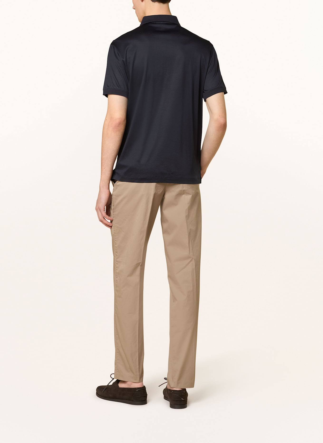 EMPORIO ARMANI Jersey-Poloshirt Regular Fit: DUNKELBLAU
