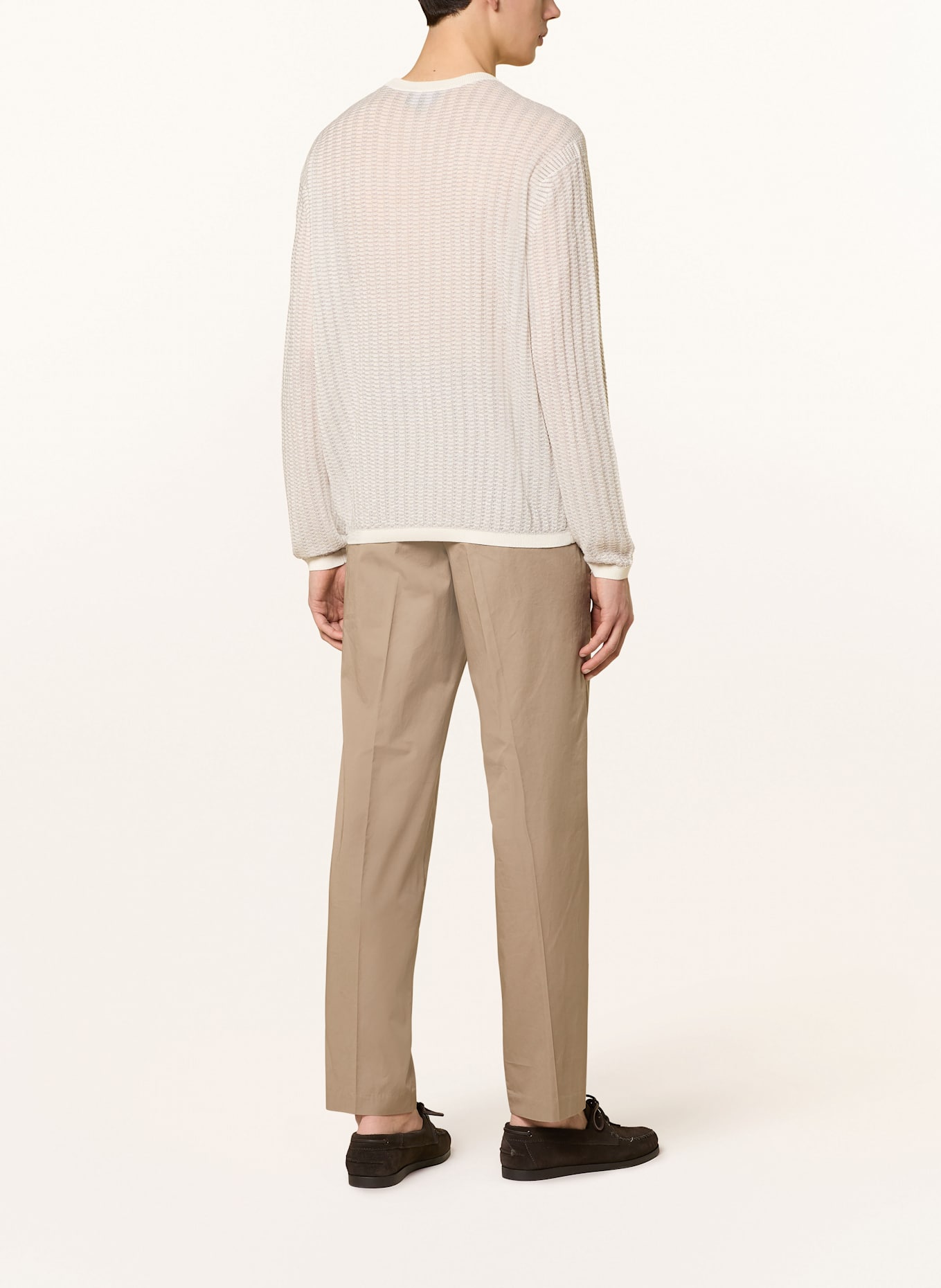EMPORIO ARMANI Pullover: TAUPE/ ECRU