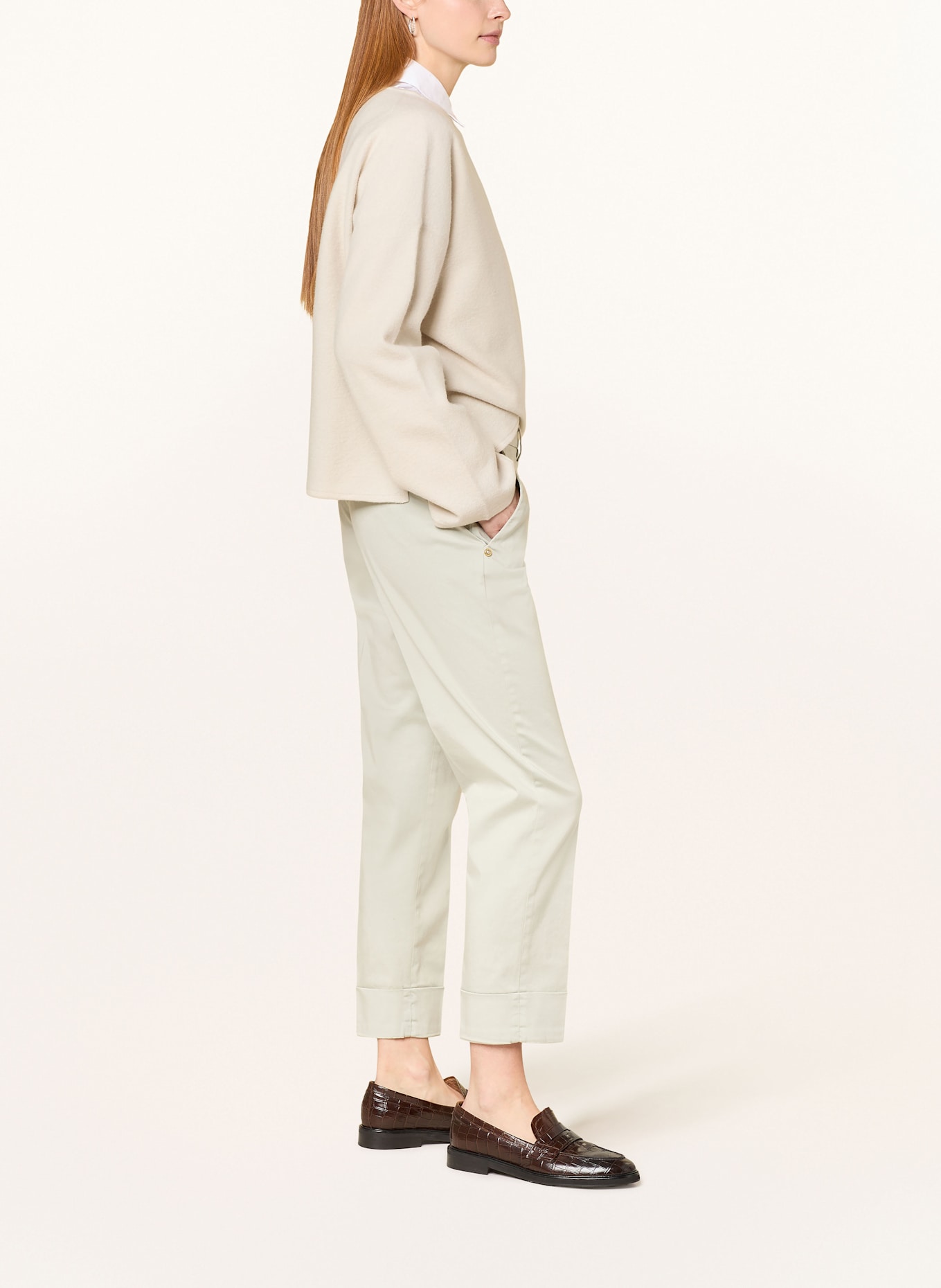 MASON'S 7/8 pants: LIGHT GRAY