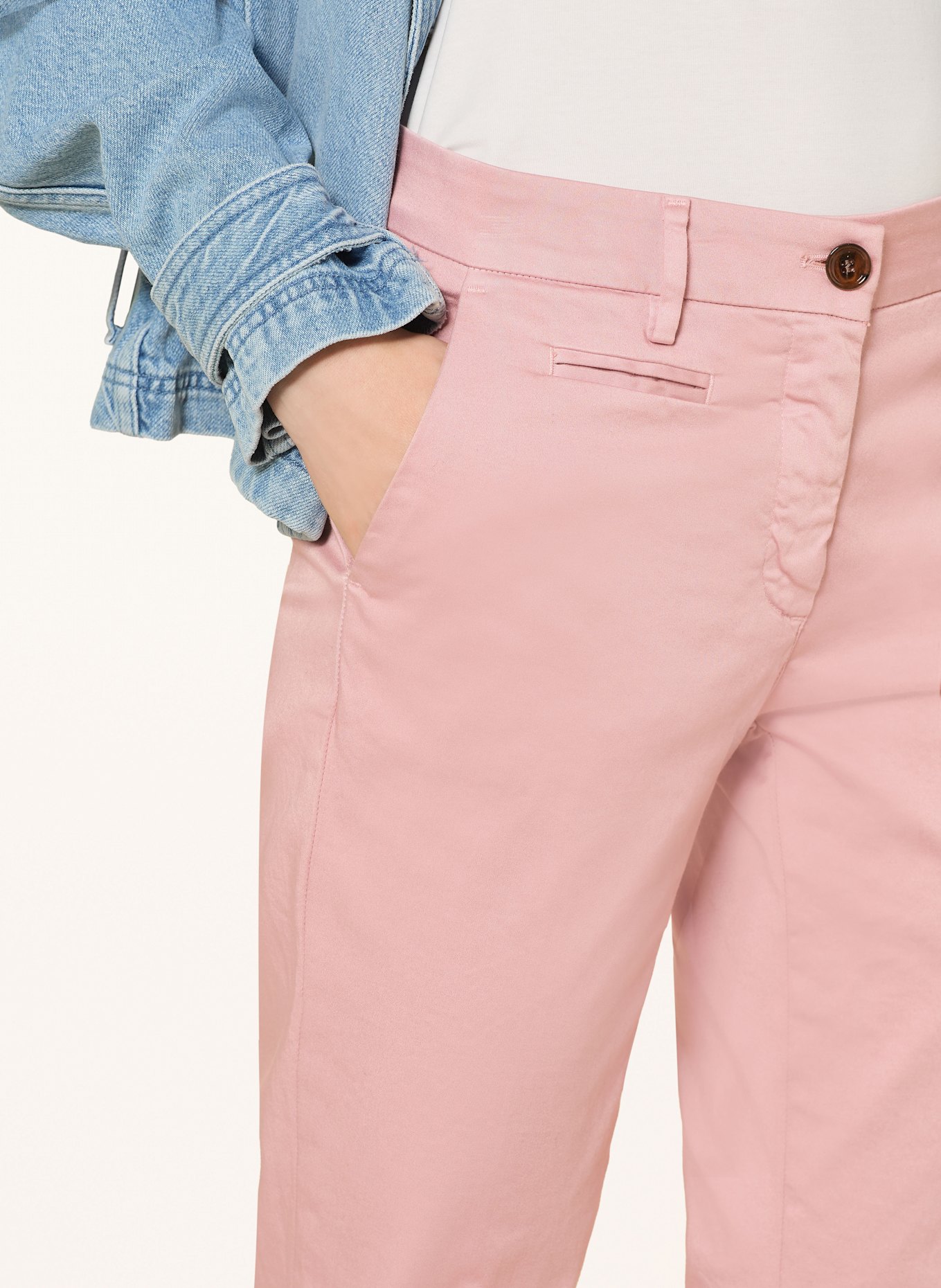 MASON'S Chinosy NEW YORK: BLADORÓŻOWY