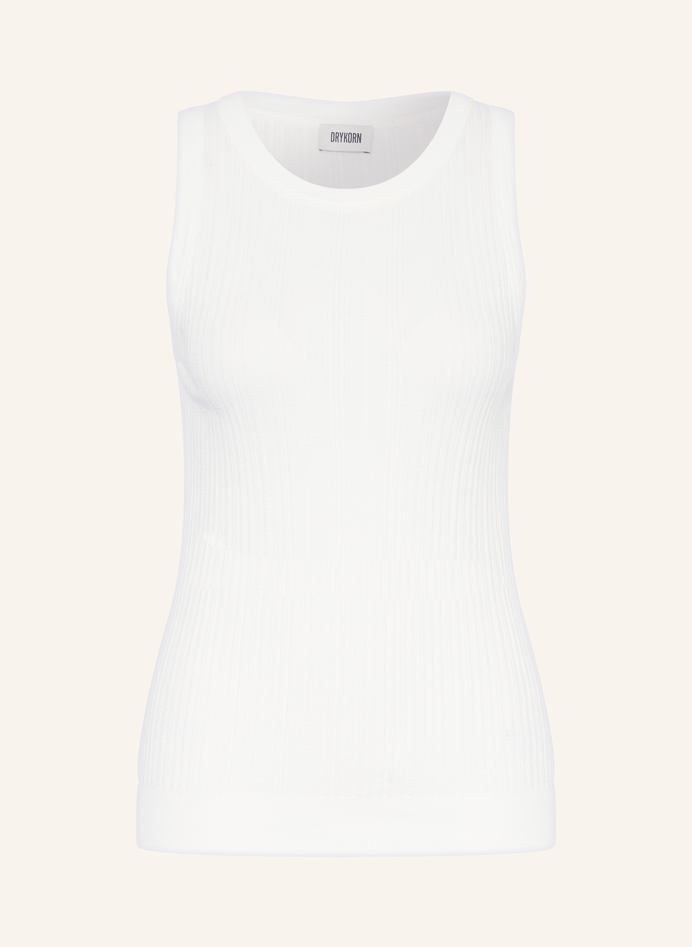 DRYKORN Stricktop OLINA: ECRU