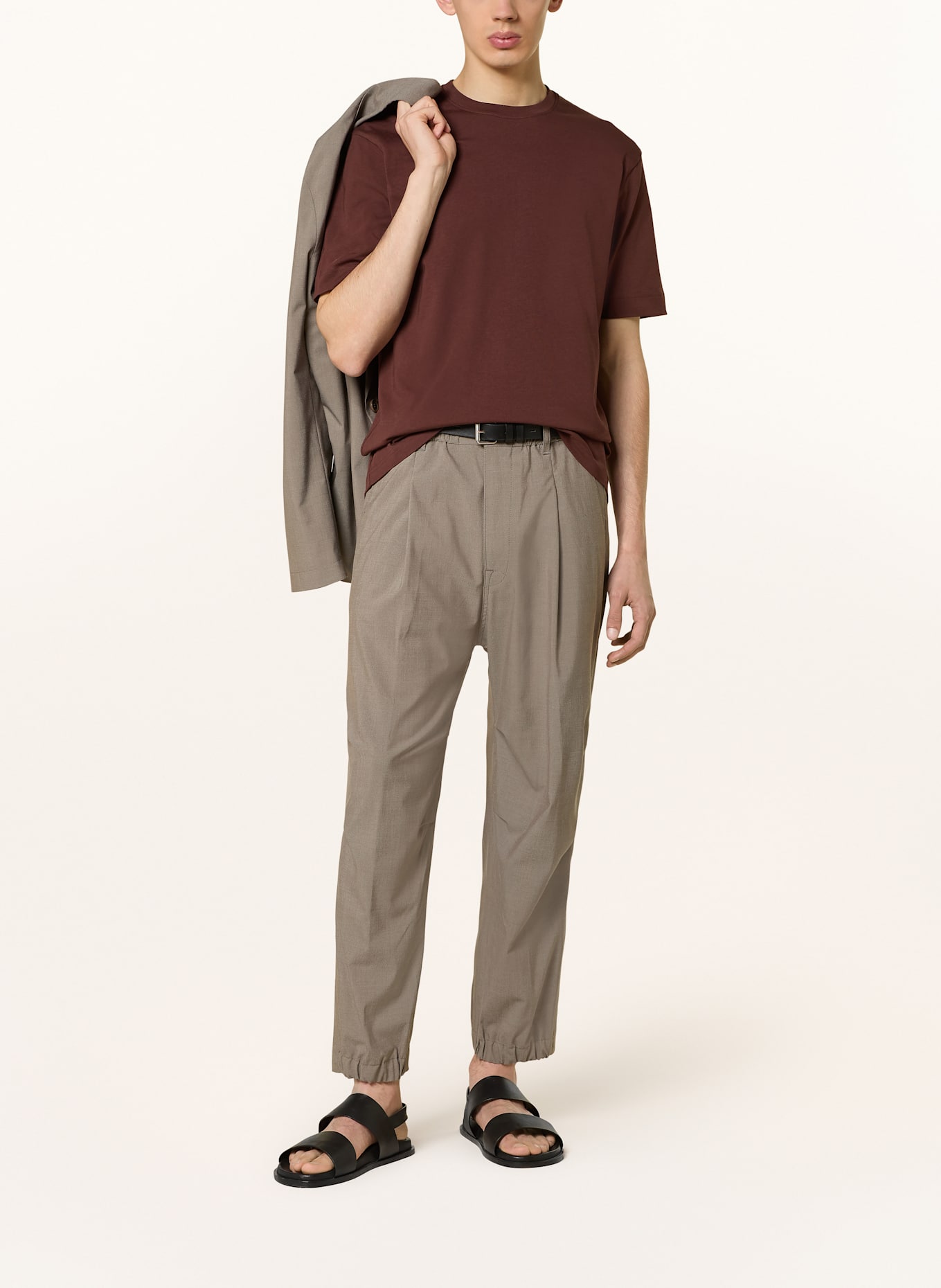 DRYKORN T-Shirt RAPHAEL: DUNKELROT