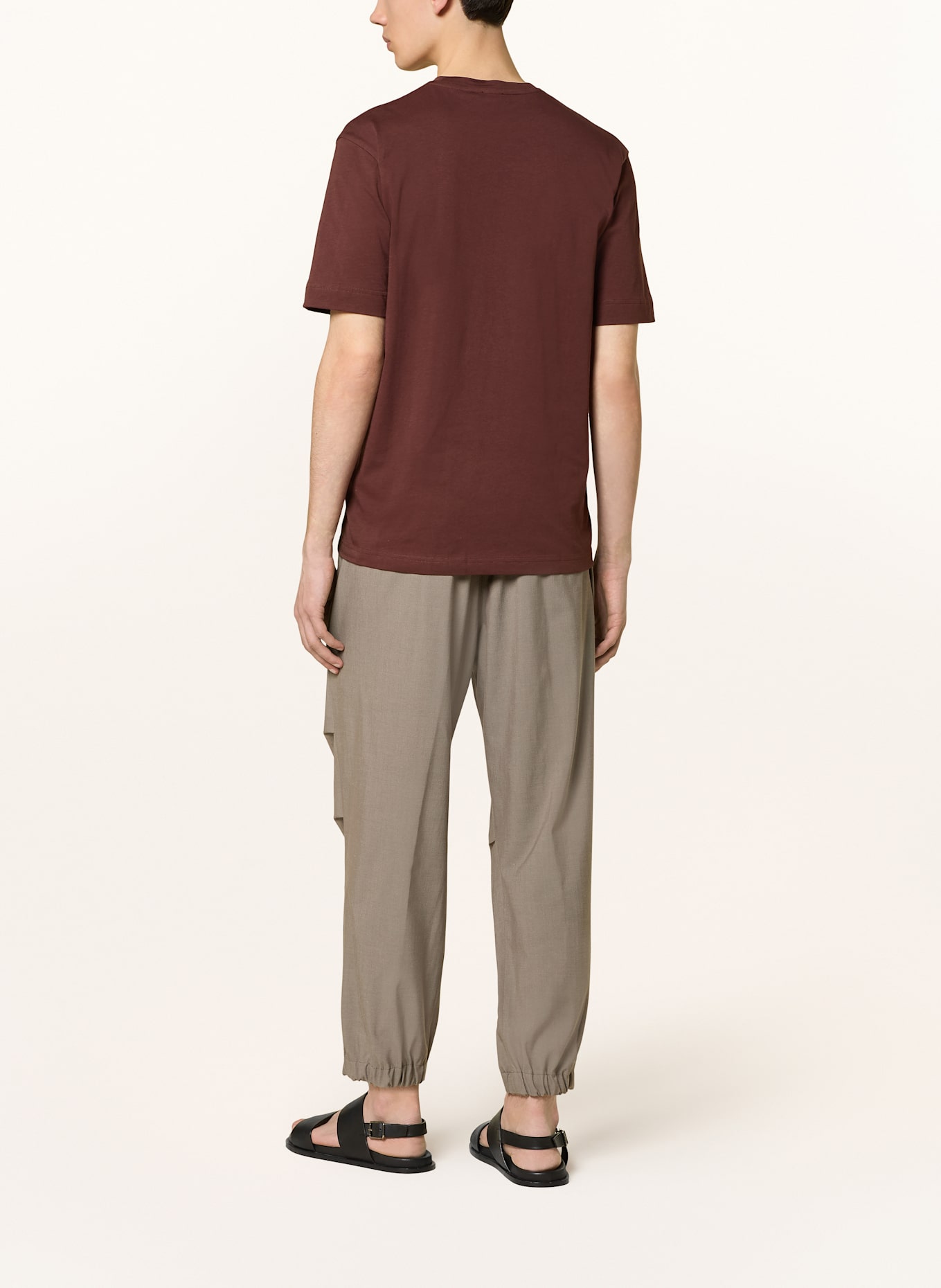 DRYKORN T-Shirt RAPHAEL: DUNKELROT