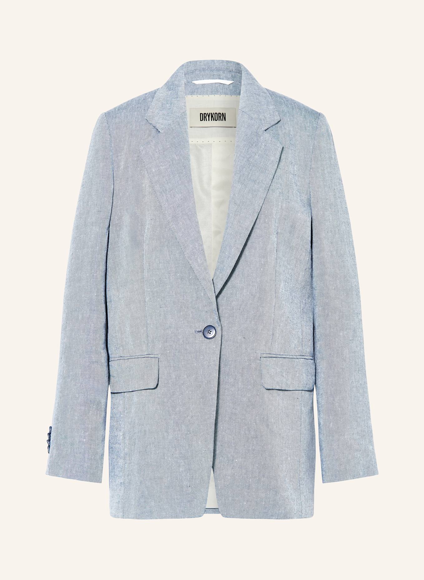 DRYKORN Blazer GLENDALE mit Leinen: BLAU
